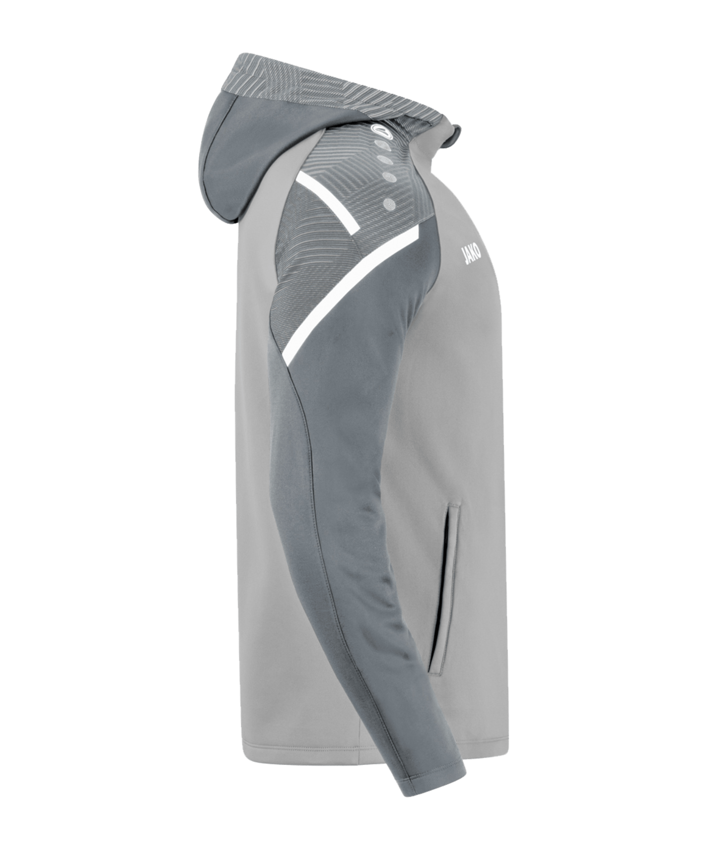 JAKO Performance Kapuzenjacke Grau F845 - grau