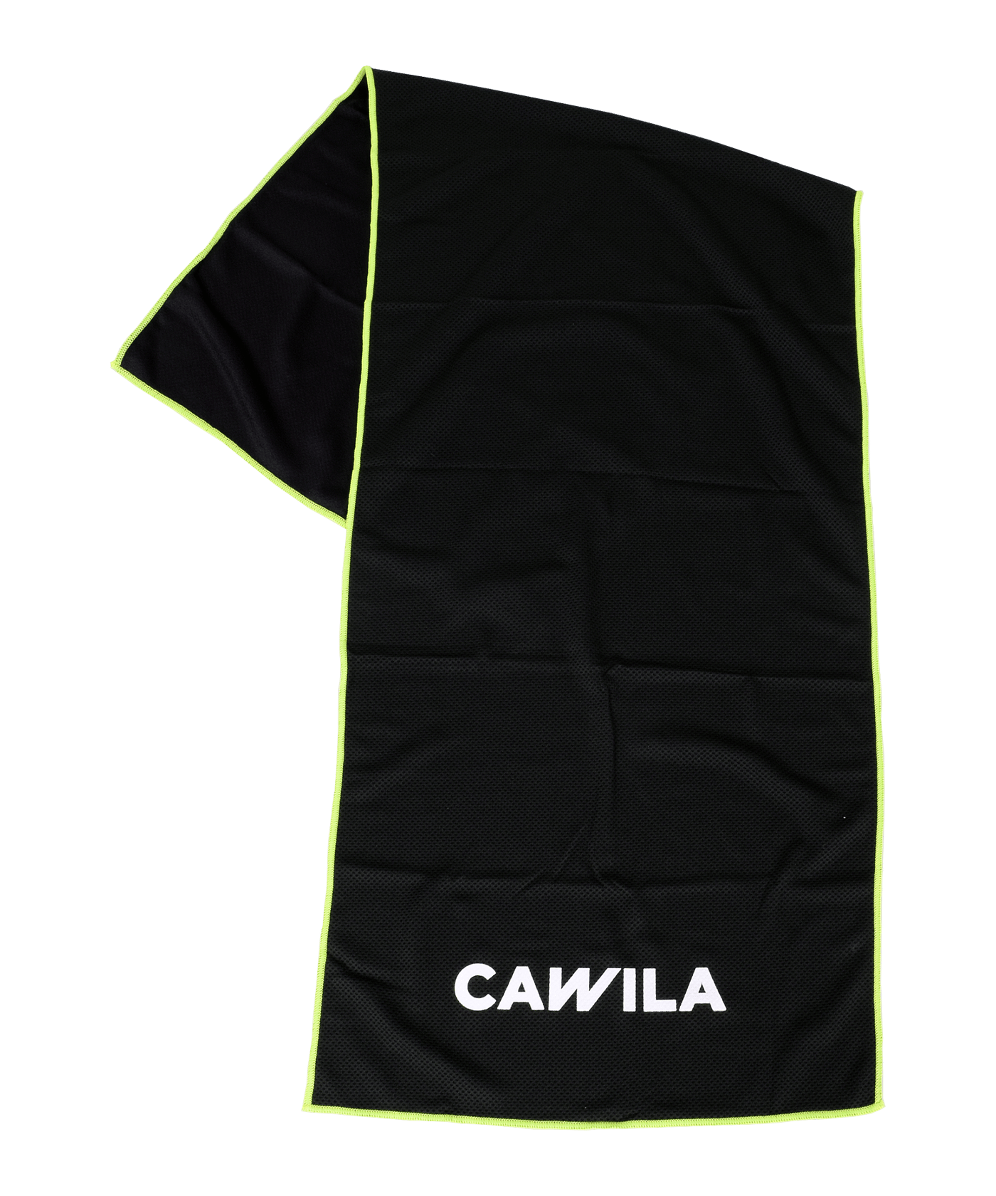 Cawila Academy Ice kühlendes Handtuch Schwarz Gelb - schwarz