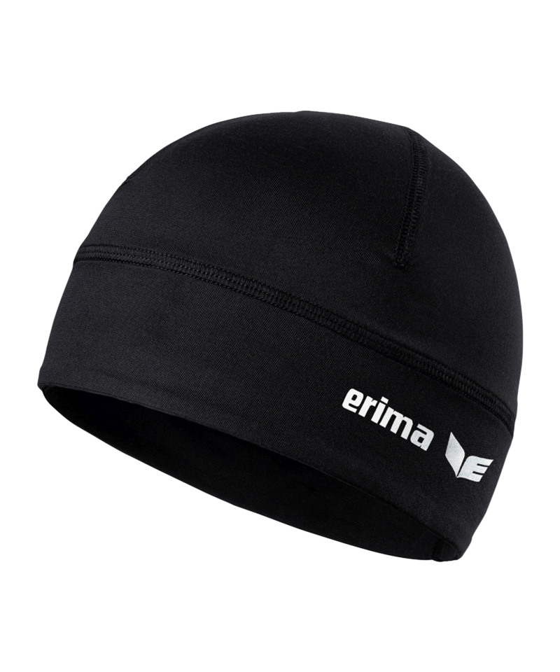 Erima Performance Beanie Mütze Schwarz - schwarz