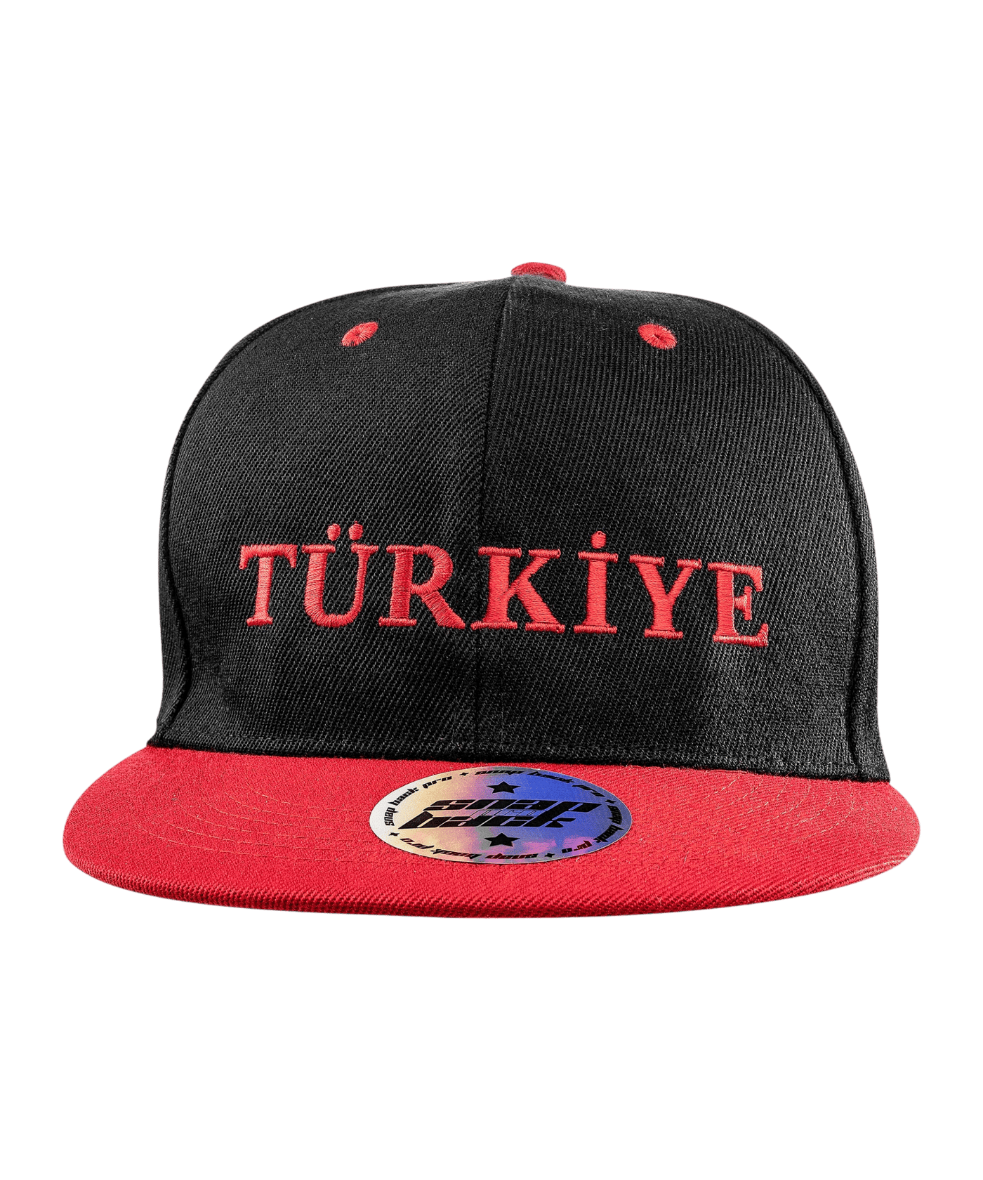 TFF Türkei Flat Cap EM 2024 Schwarz - schwarz