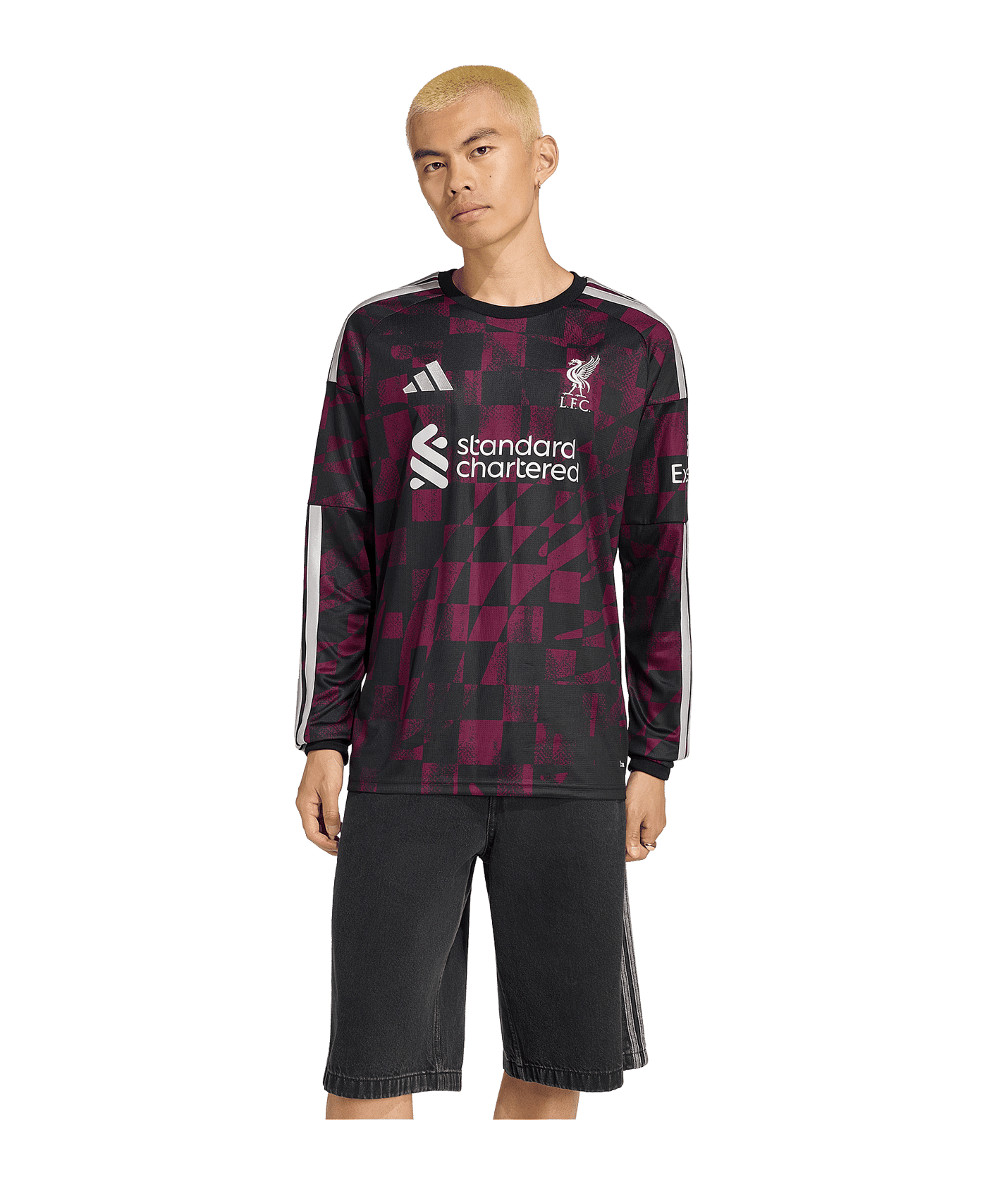 adidas FC Liverpool Trikot Langarm 3rd 2026/2027 Schwarz - schwarz