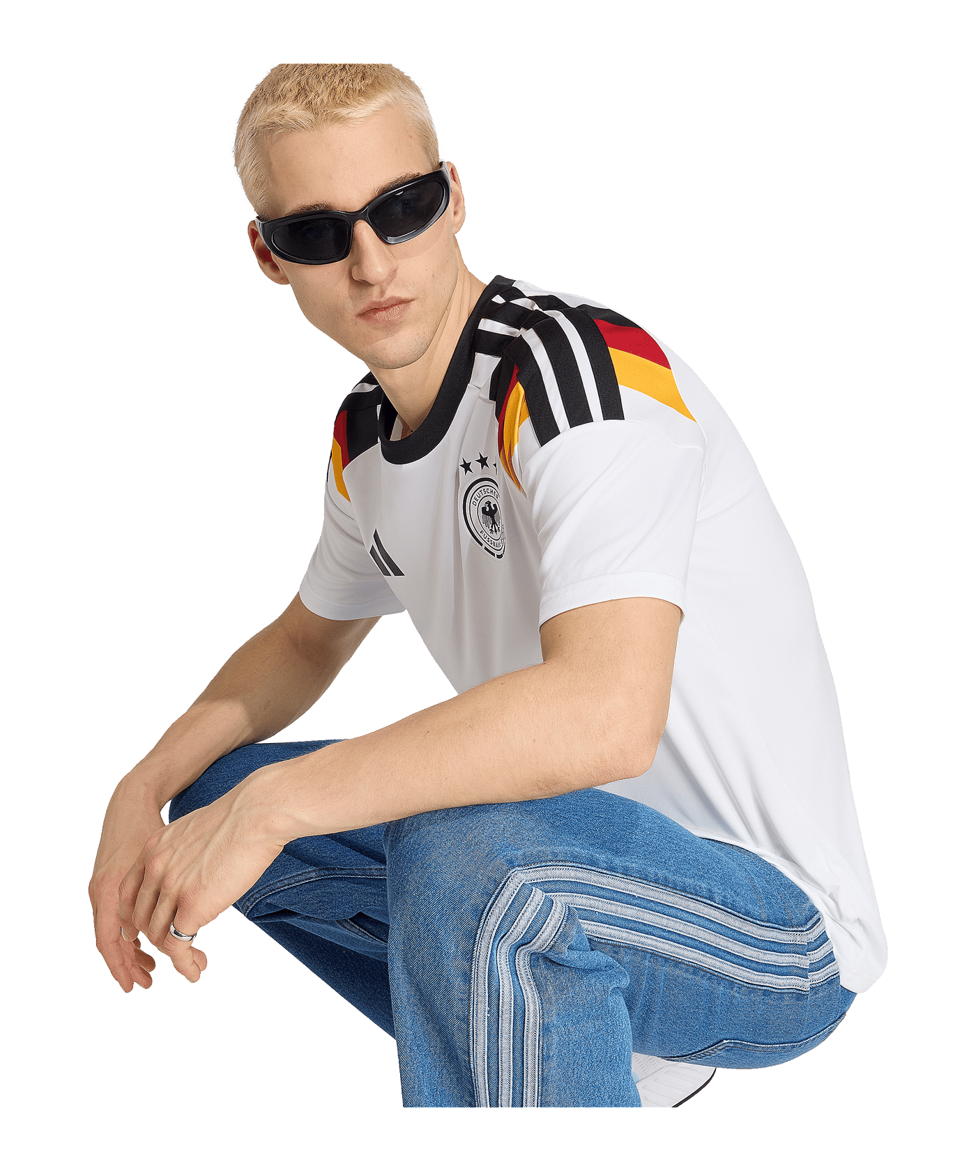 adidas DFB Deutschland Fan Trikot Home WM 2026 Weiß - weiss