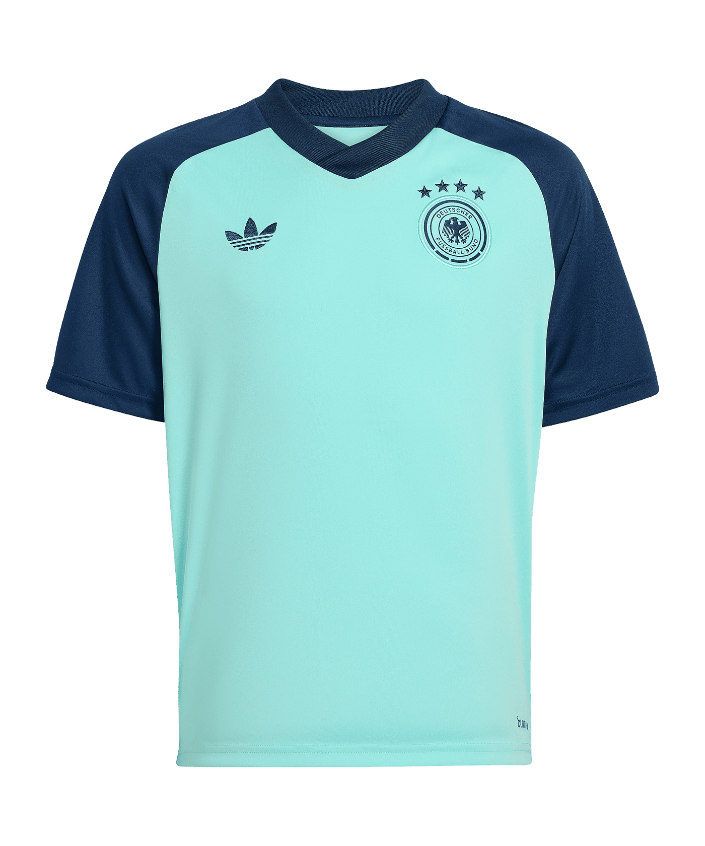 adidas DFB Deutschland Prematch Trikot Away WM 2026 Kids Türkis - tuerkis