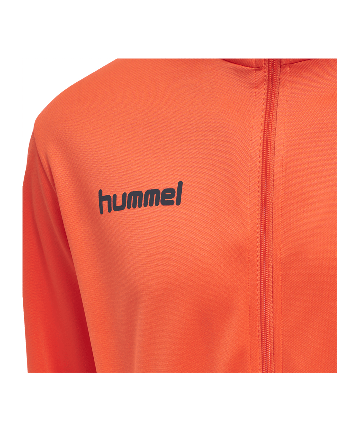 Hummel hmlPROMO Poly Trainingsanzug Grün F3408 - orange