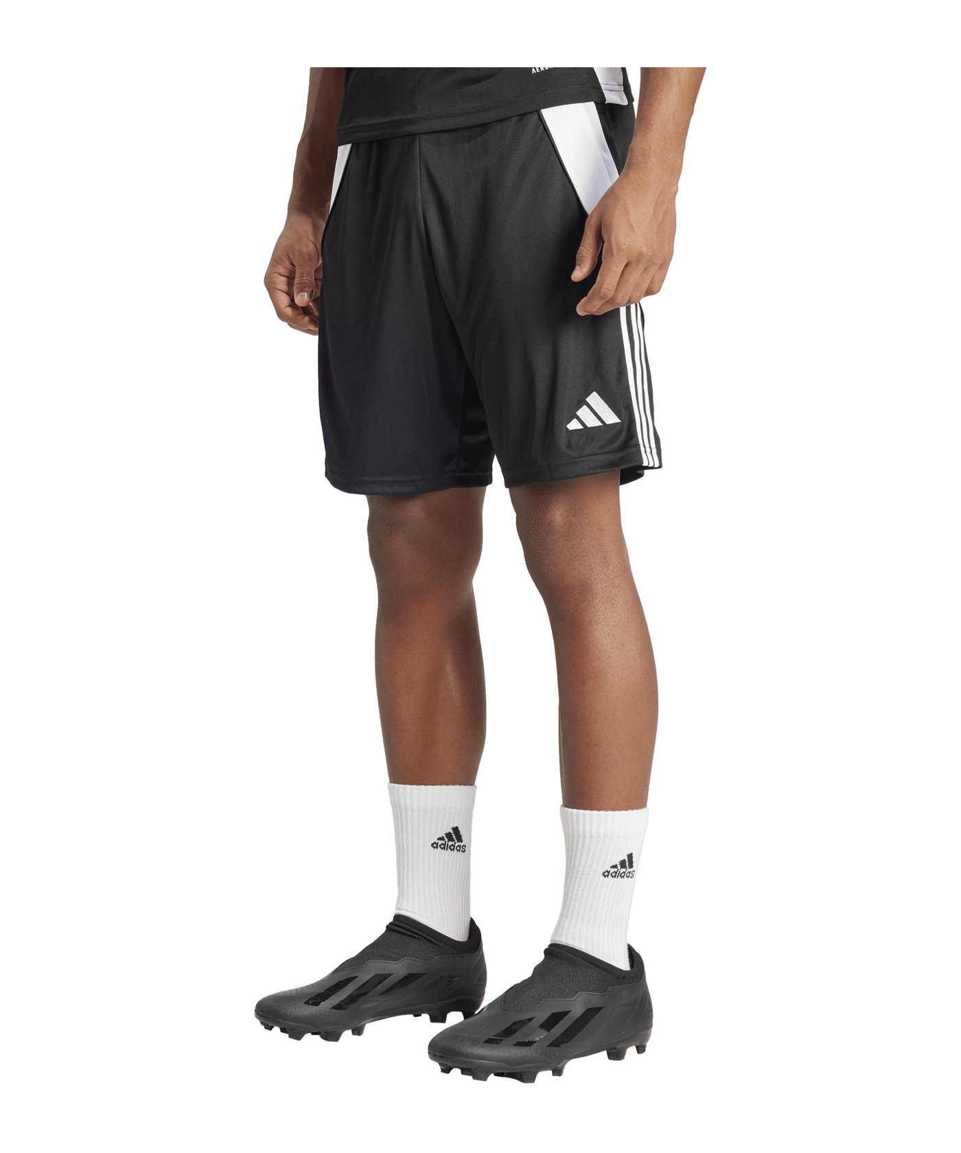 adidas Tiro 24 Trainingsshort Schwarz Weiss - schwarz