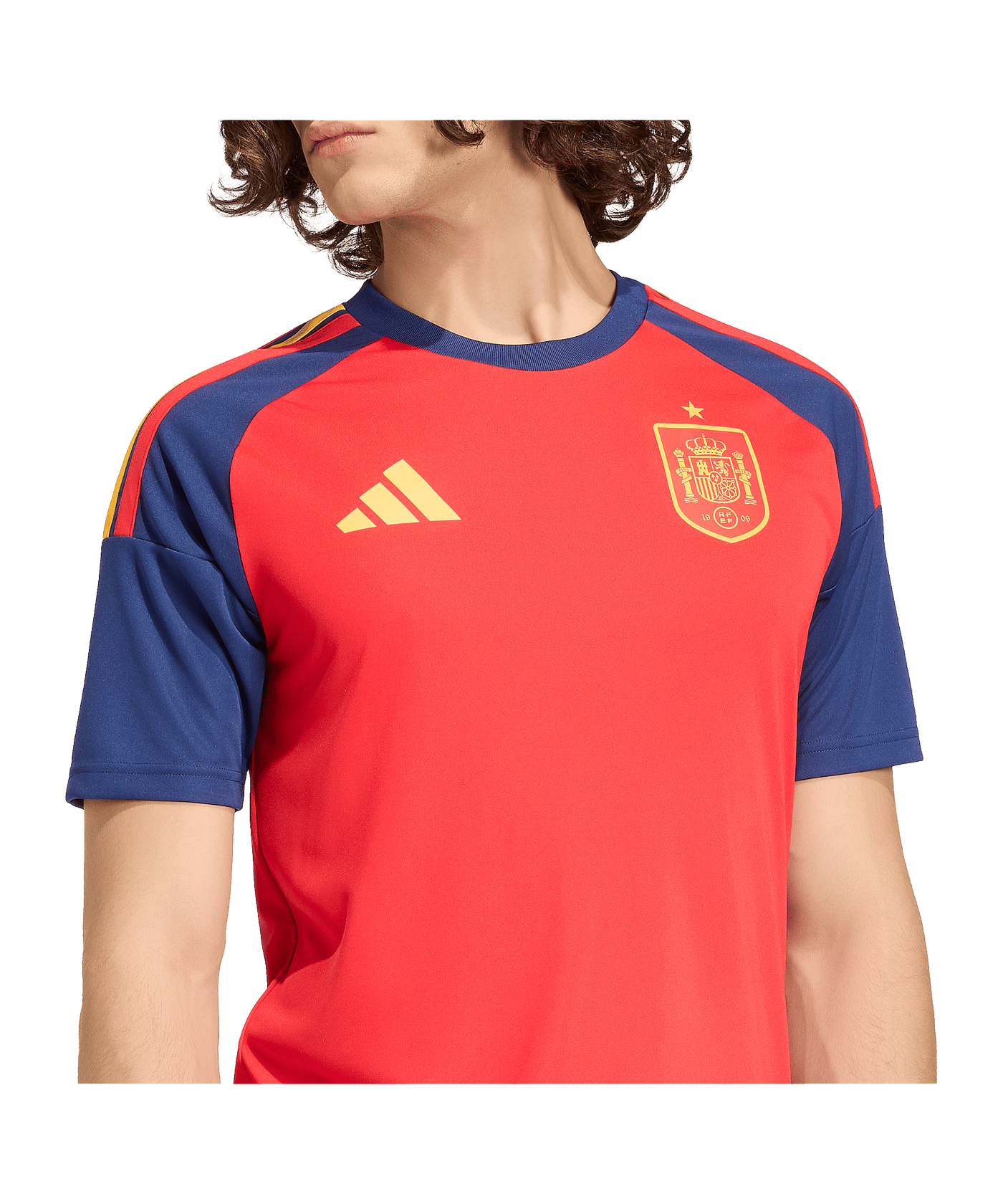 adidas FEF Spanien Fan Trikot Home WM 2026 Rot - rot