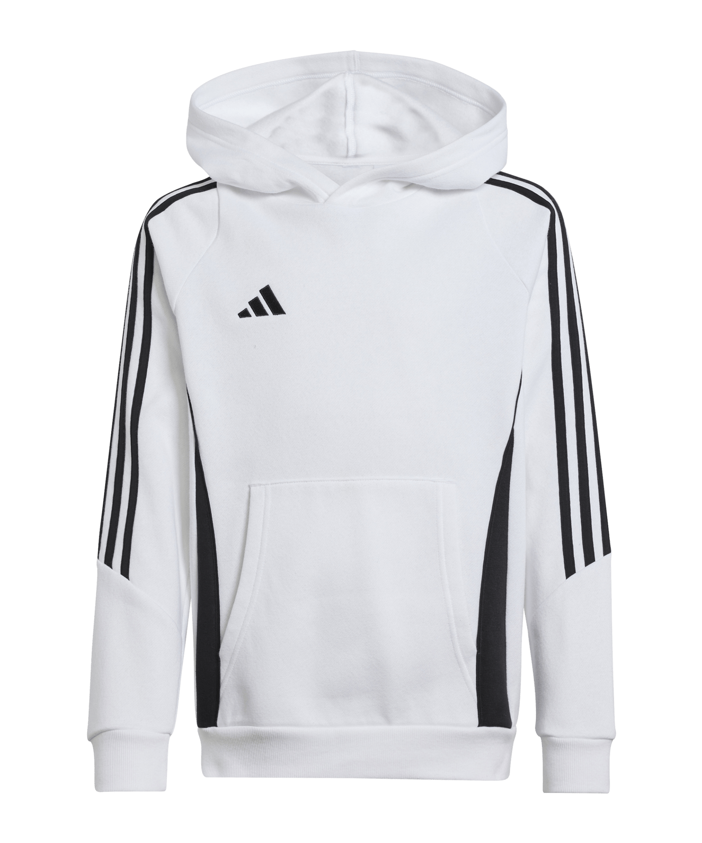 adidas Tiro 24 Hoody Kids Weiss Schwarz - weiss