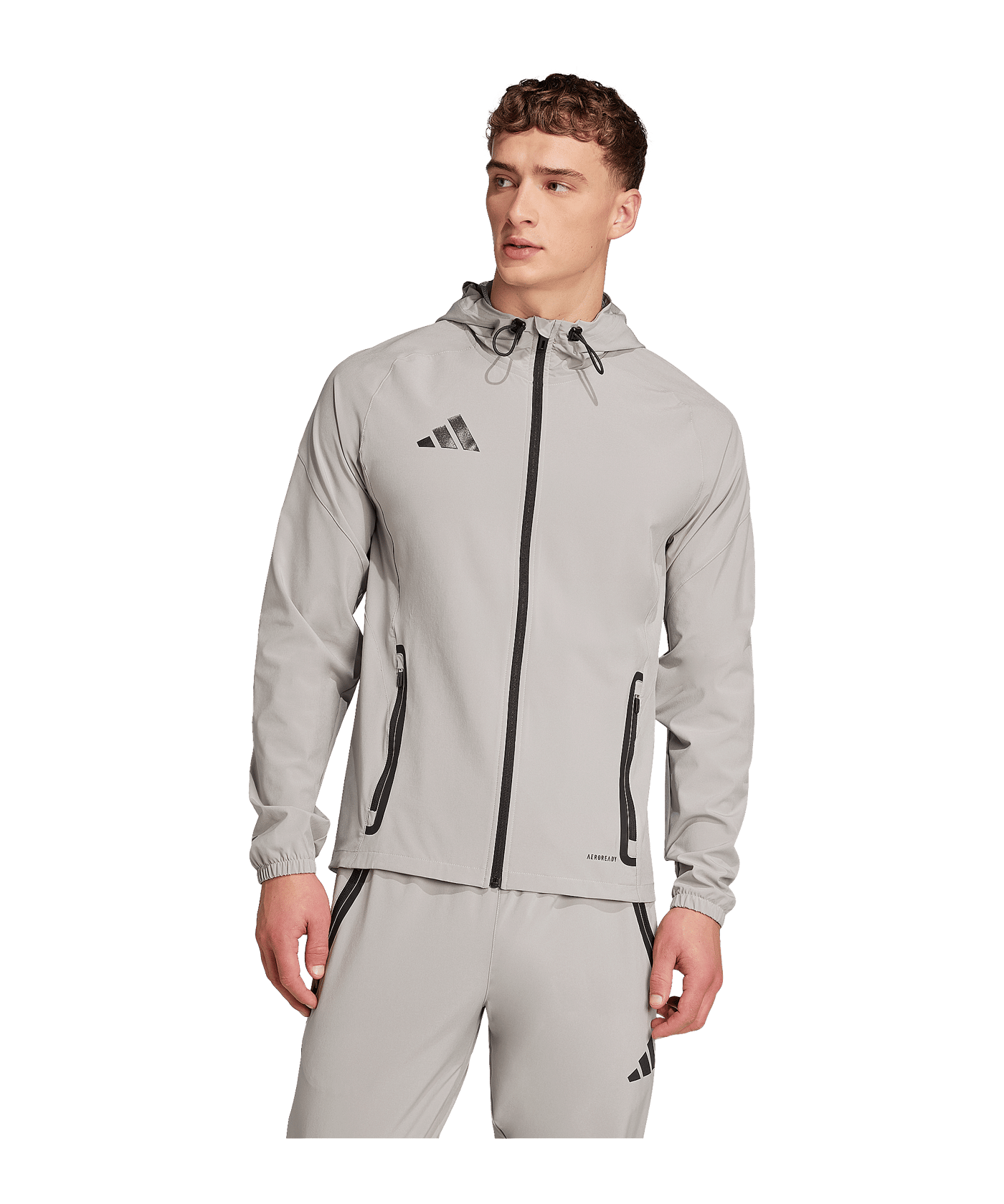 adidas Tiro 25 Competition Trainingsjacke Grau - grau