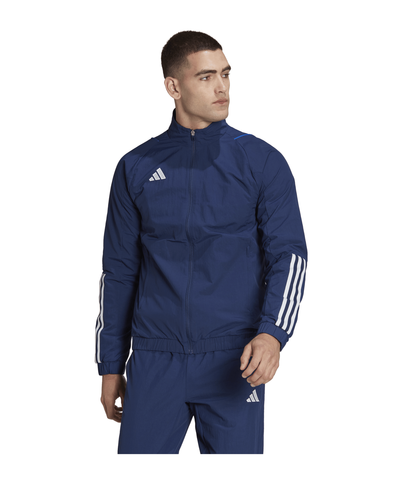 adidas Tiro 23 Competition Präsentationsjacke Blau - dunkelblau
