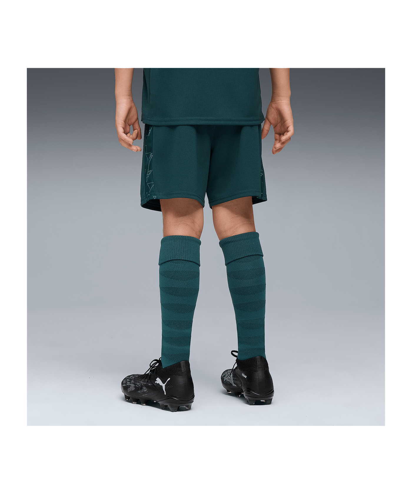 PUMA Manchester City Replica Short Kids Grün F04 - gruen