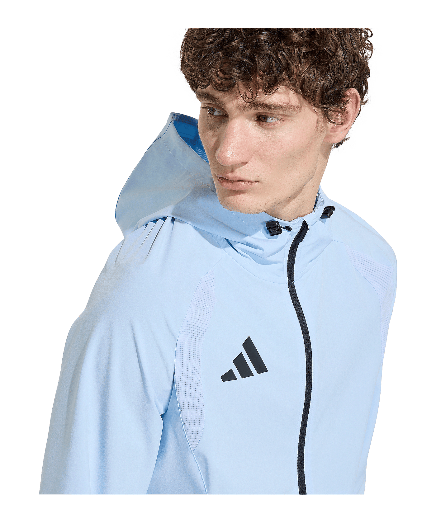 adidas Tiro Travel Windjacke Blau - blau