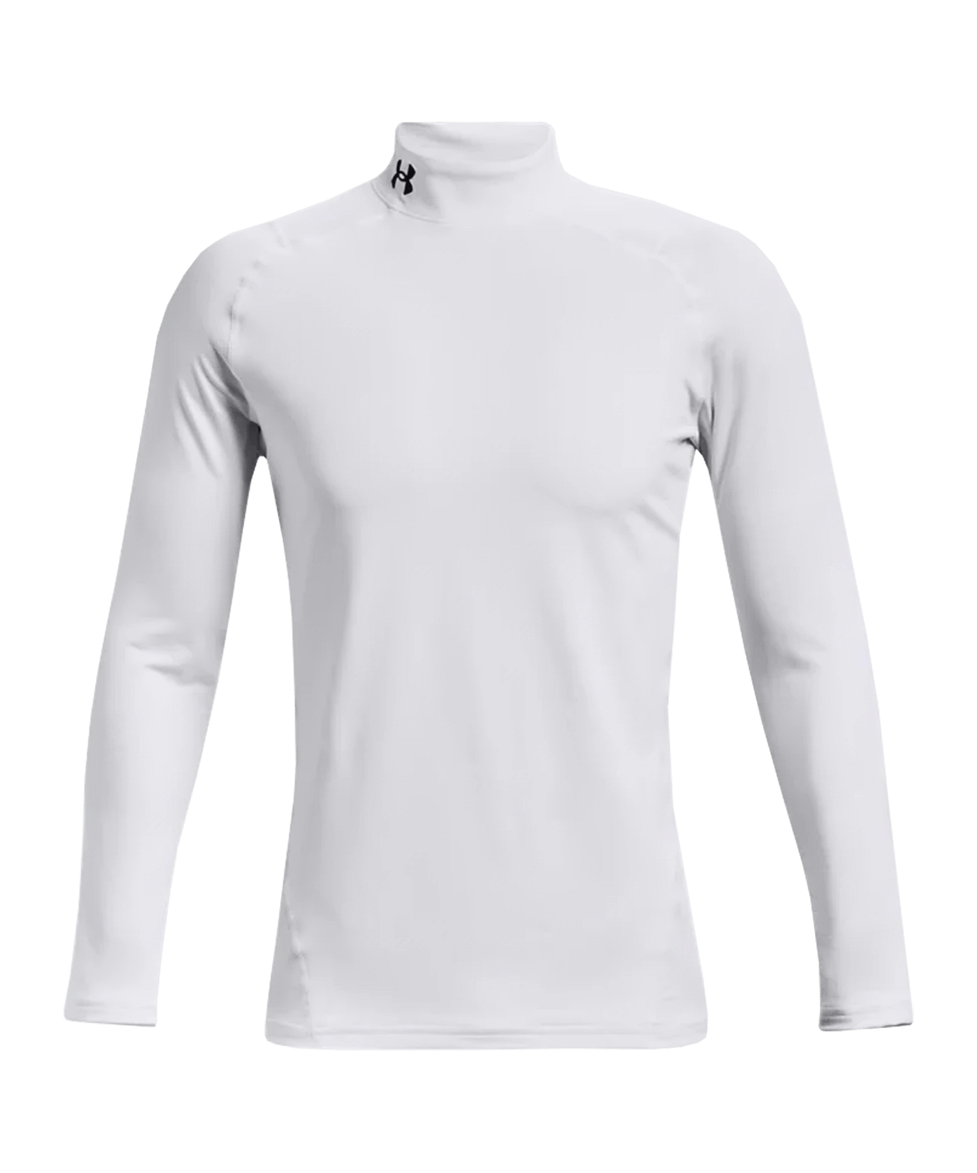 Under Armour ColdGear Fitted Mock langarm F100 - weiss