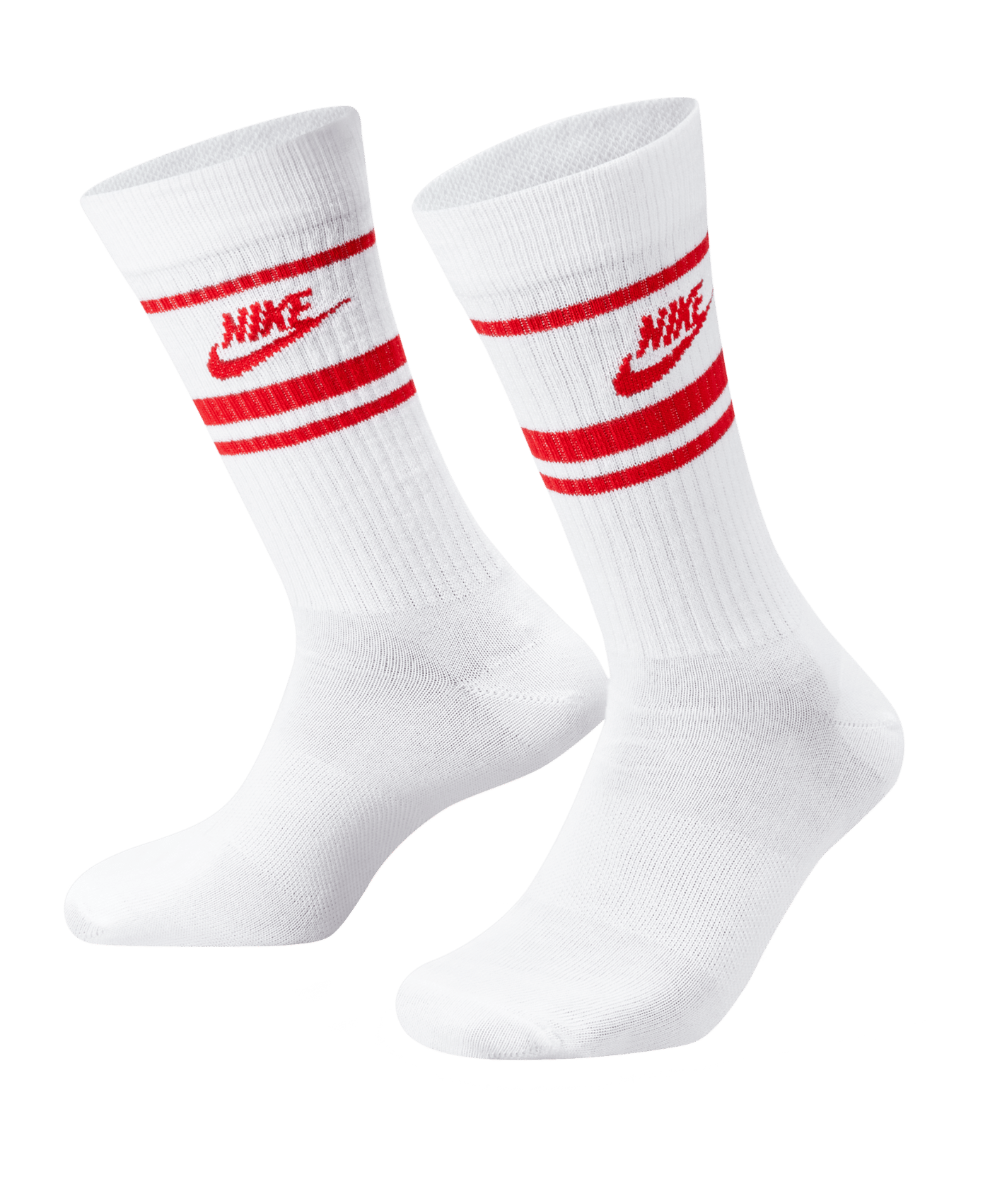 Nike Essential Crew Stripe Socken 3er Pack F102 - weiss