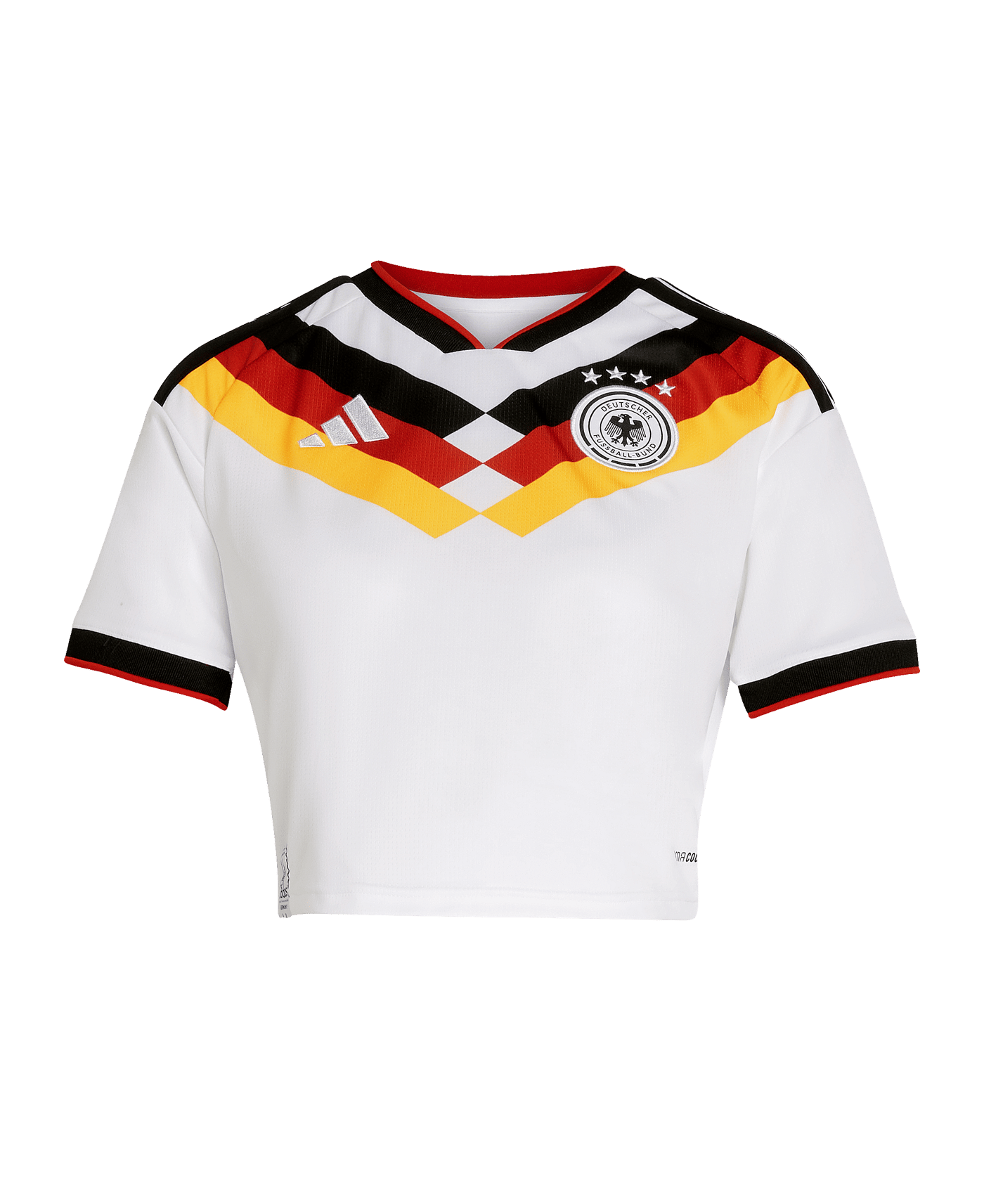 adidas DFB Deutschland Cropped Trikot Home WM 2026 Damen Weiß - weiss
