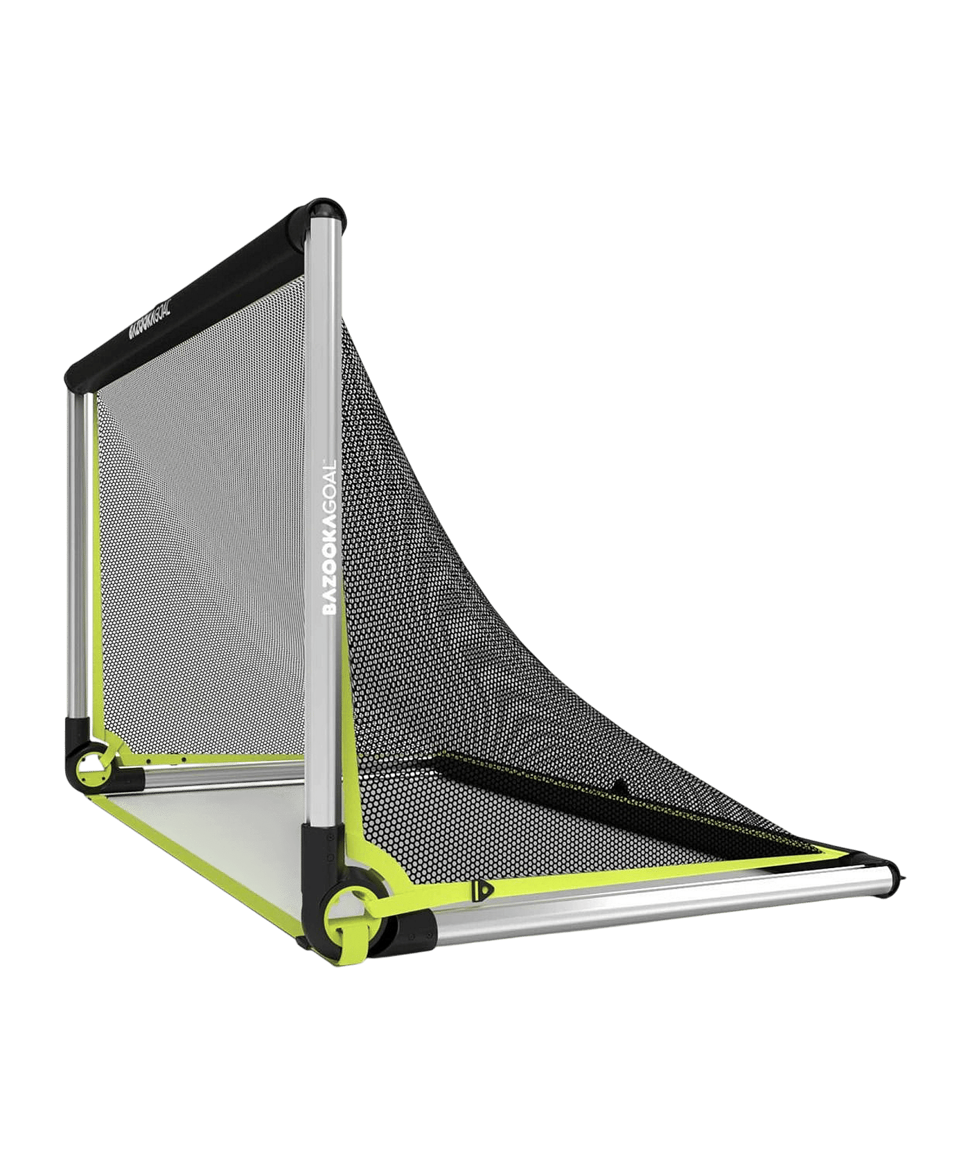 BAZOOKAGOAL ALUMINIUM Teleskoptor | 150x90cm Tor |  Schwarz - schwarz