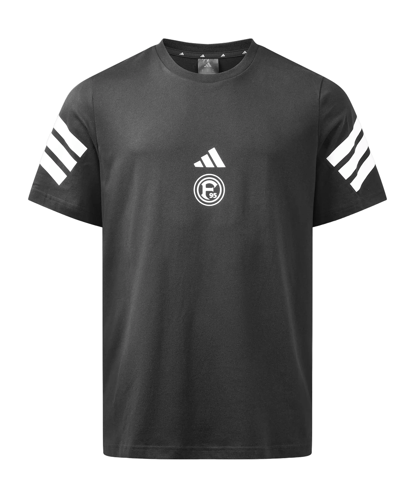 adidas Fortuna Düsseldorf Königsallee T-Shirt Schwarz - schwarz