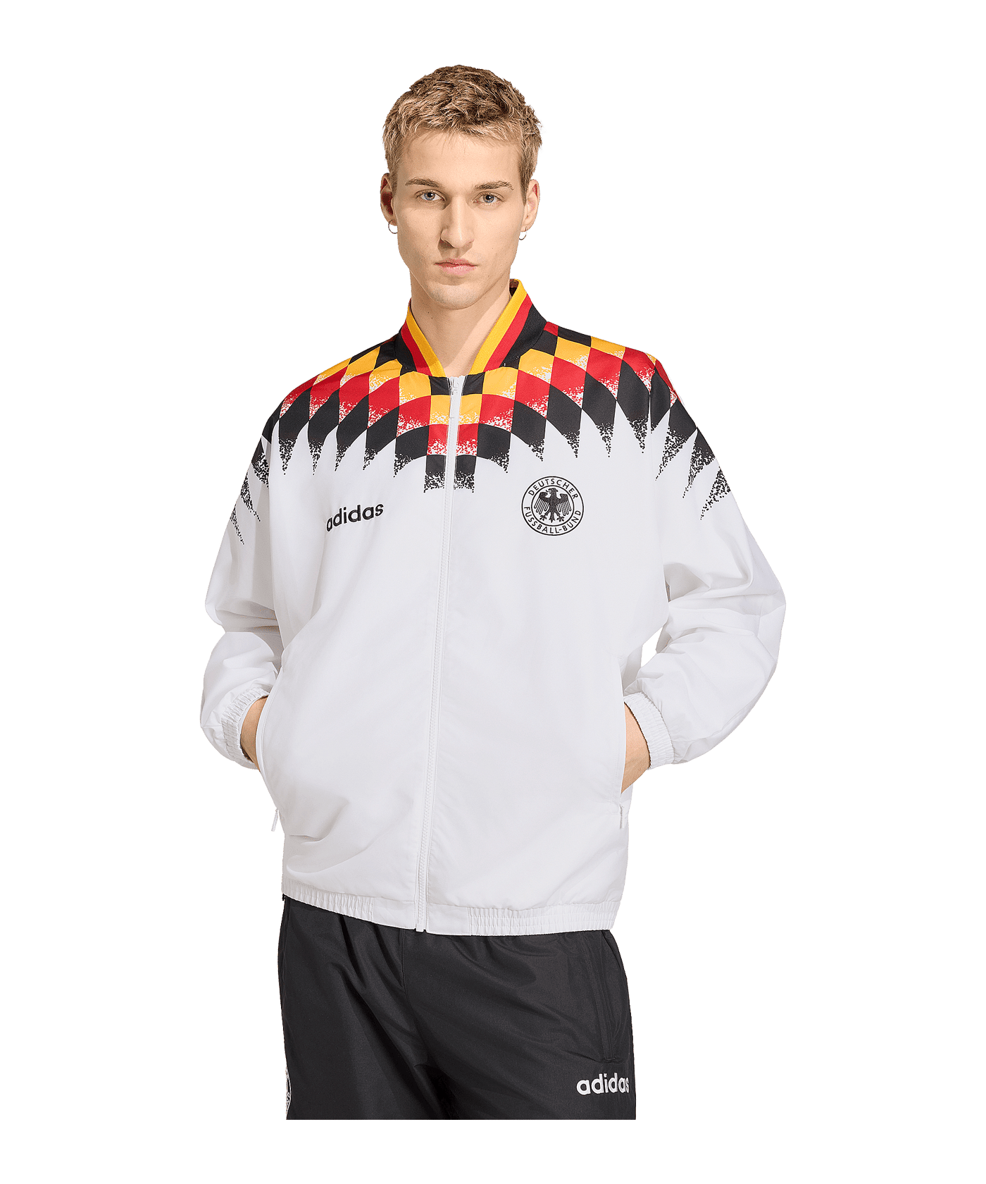 adidas DFB Deutschland Track Jacke Weiß - weiss
