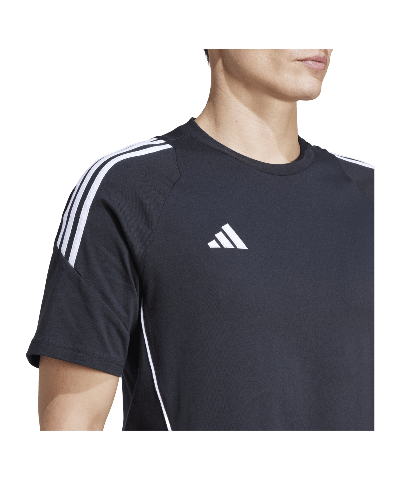 adidas Tiro 24 T-Shirt Schwarz Weiss - schwarz