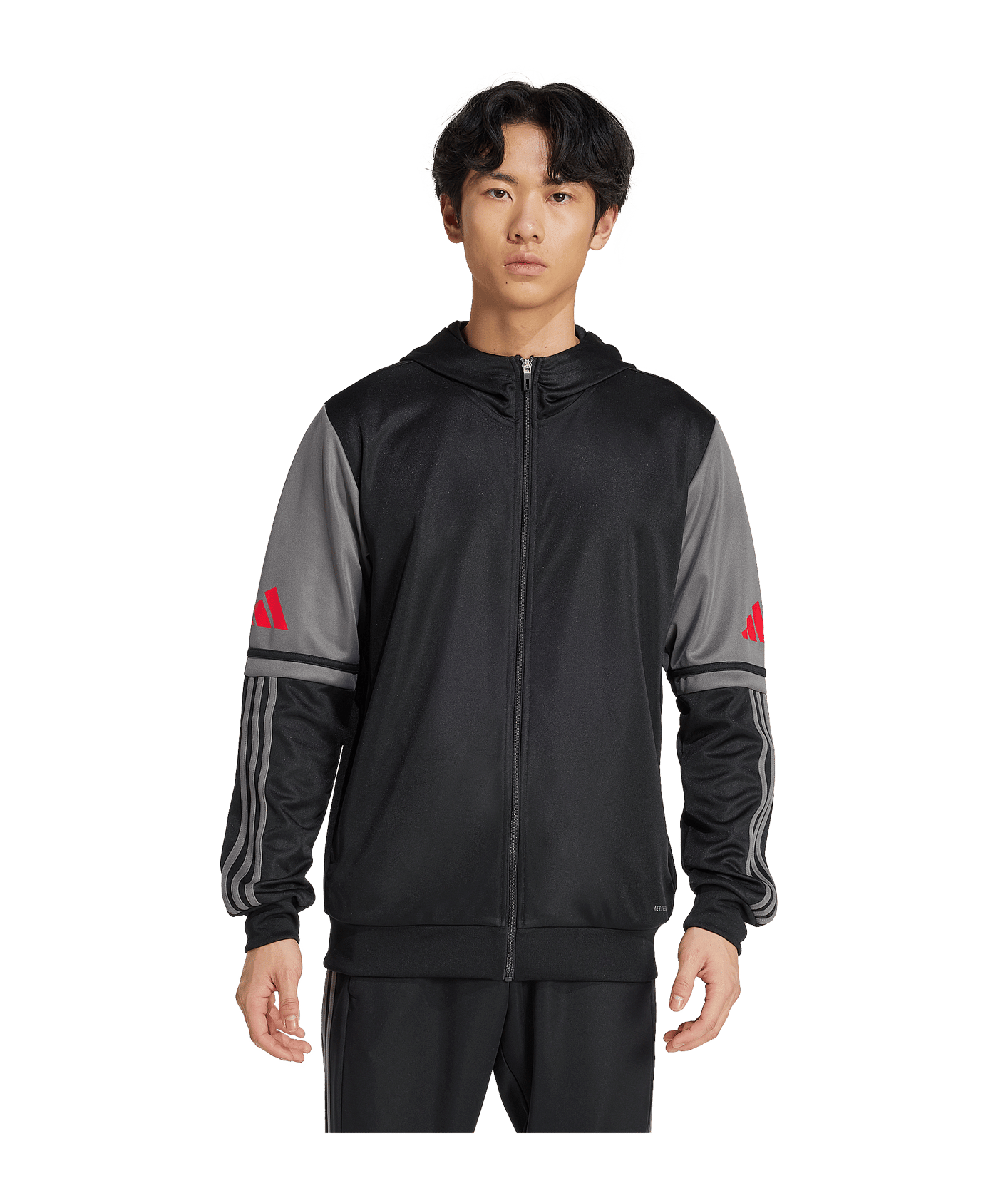 adidas Squadra 25 Kapuzenjacke Schwarz - schwarz