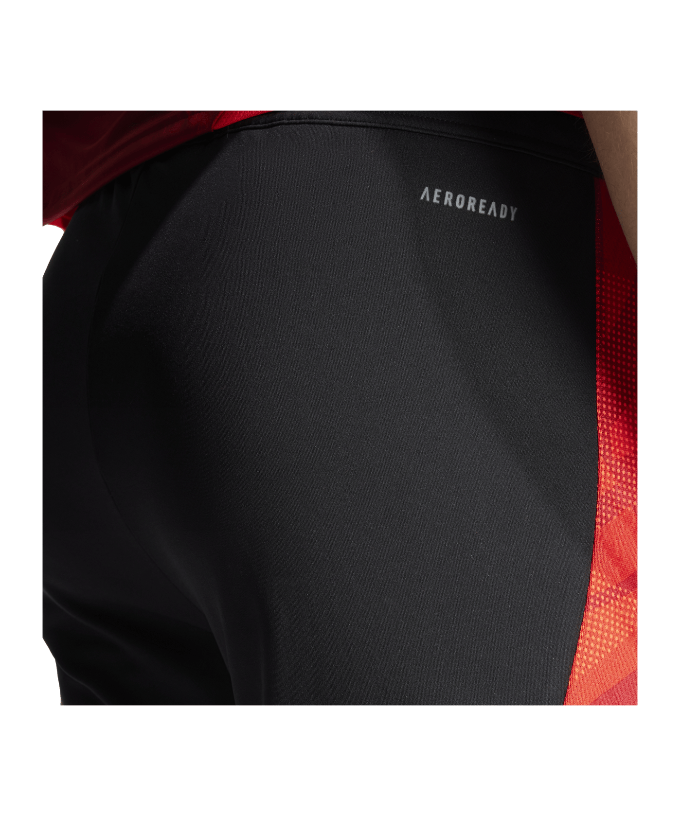 adidas Tiro 24 Competition Short Schwarz Rot - schwarz