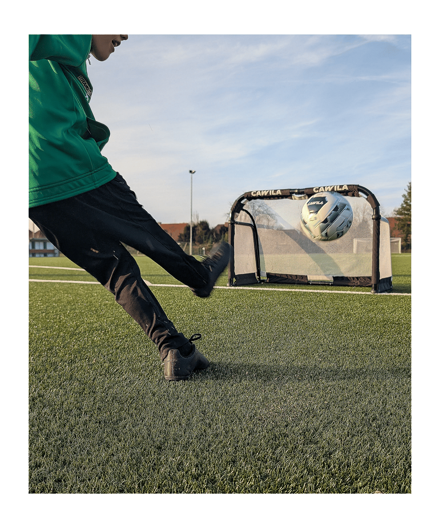 Cawila ACADEMY Aluminium Klapptor 120x80cm | - schwarz