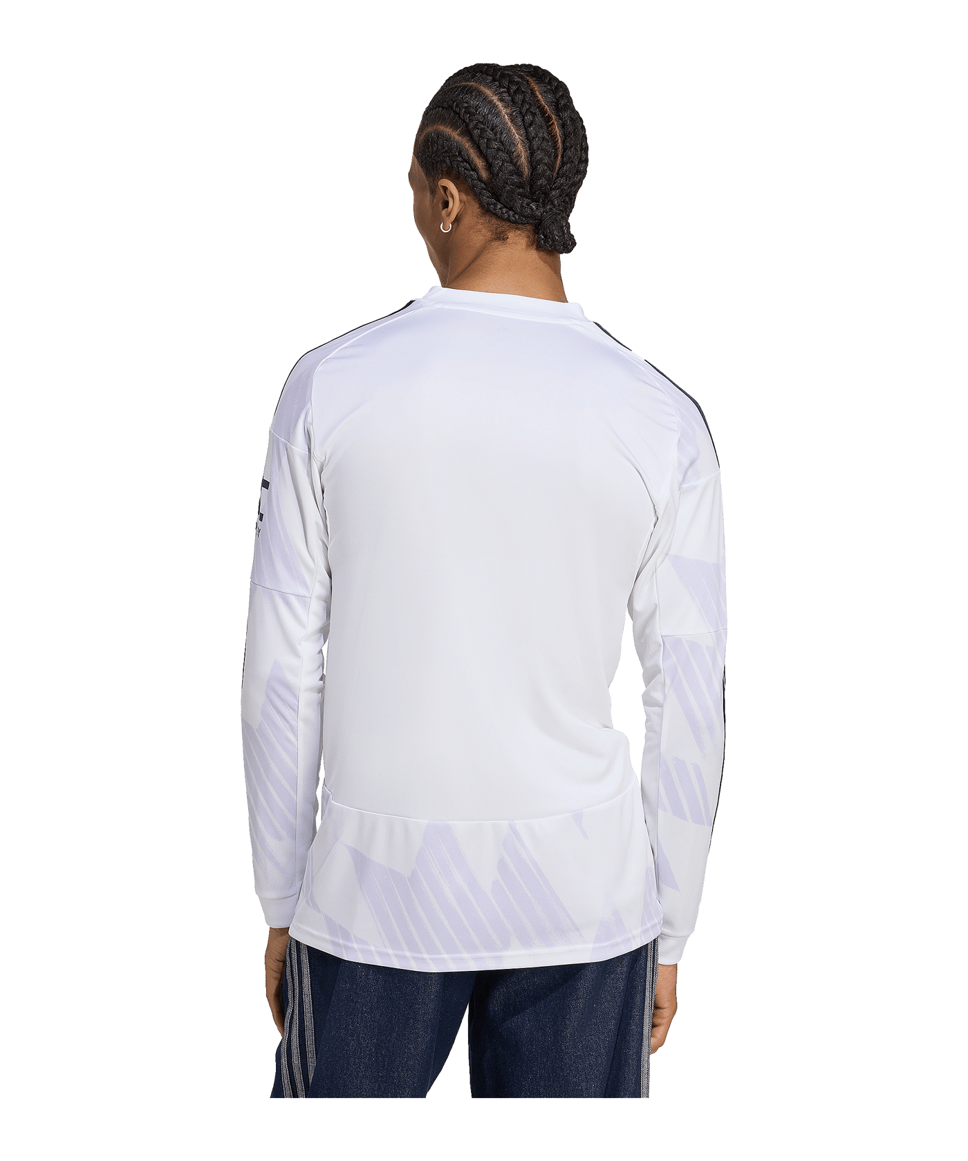 adidas Manchester United Longsleeve Trikot Away 2025/2026 Weiß - weiss