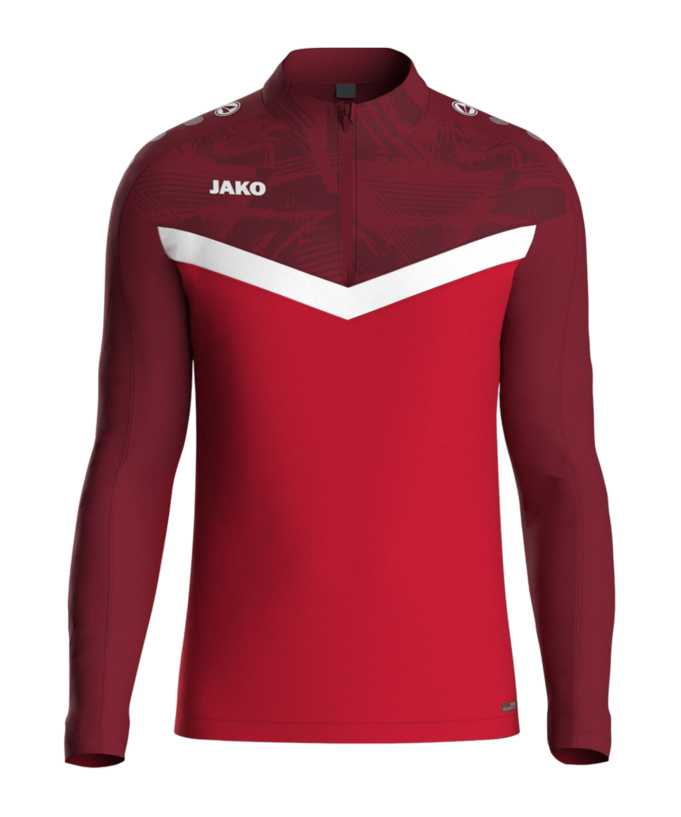 JAKO Iconic HalfZip Sweatshirt Rot F103 - rot