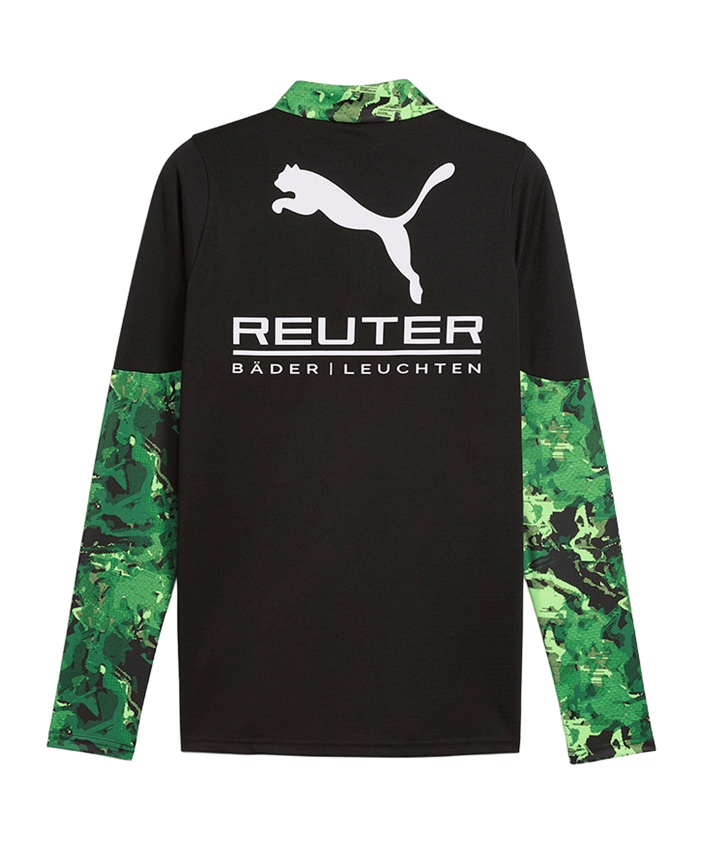 PUMA Borussia Mönchengladbach Training 1/4 Zip Sweatshirt Schwarz F08 - schwarz