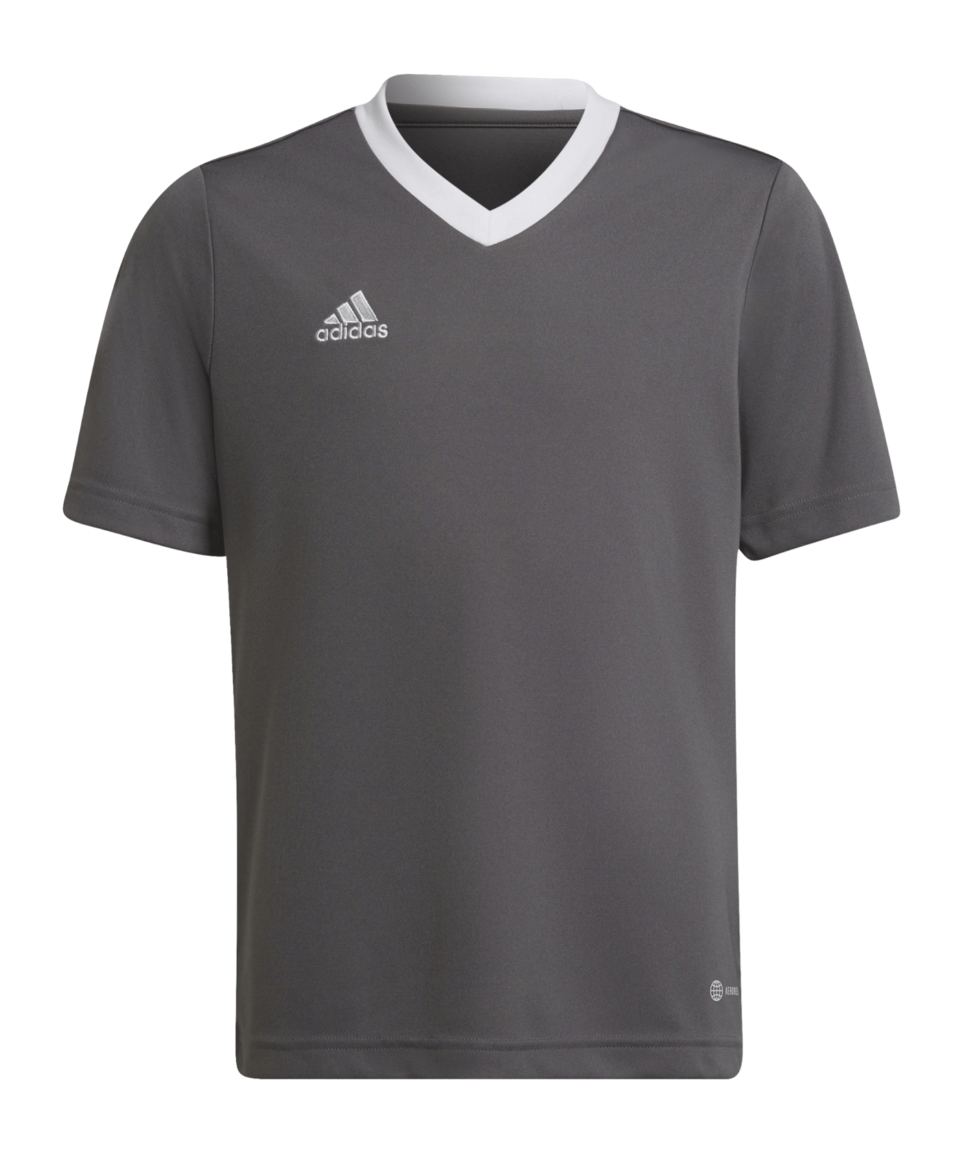 adidas Entrada 22 Trikot Kids Grau Weiss - grau