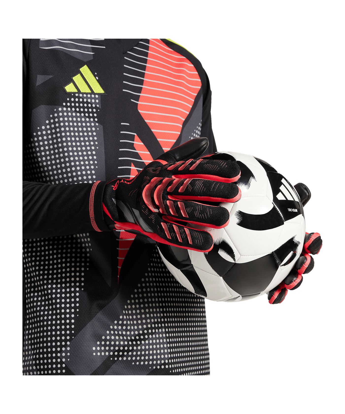 adidas Predator Pro Torwarthandschuhe Stealth Victory Schwarz - schwarz
