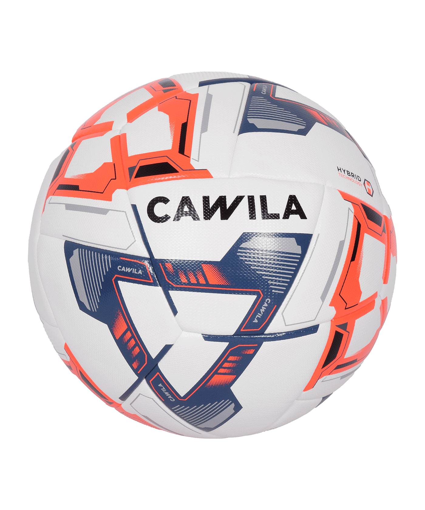 Cawila NEXUS T24 HYBRID Fussball Trainingsball |  | Navy Rot - weiss