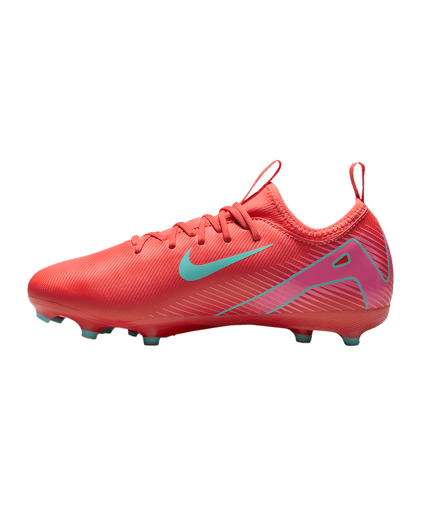 Nike Jr Air Zoom Mercurial Vapor XVI Academy MG Mad Energy Kids Rot F800 - rot