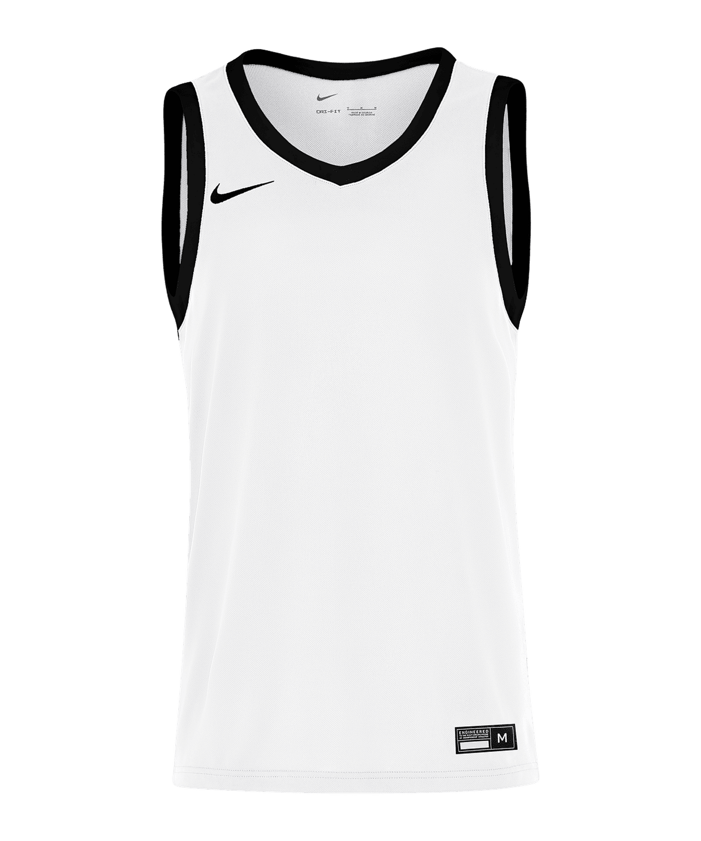Nike Team Stock25 Basketball Trikot Weiß F100 - weiss