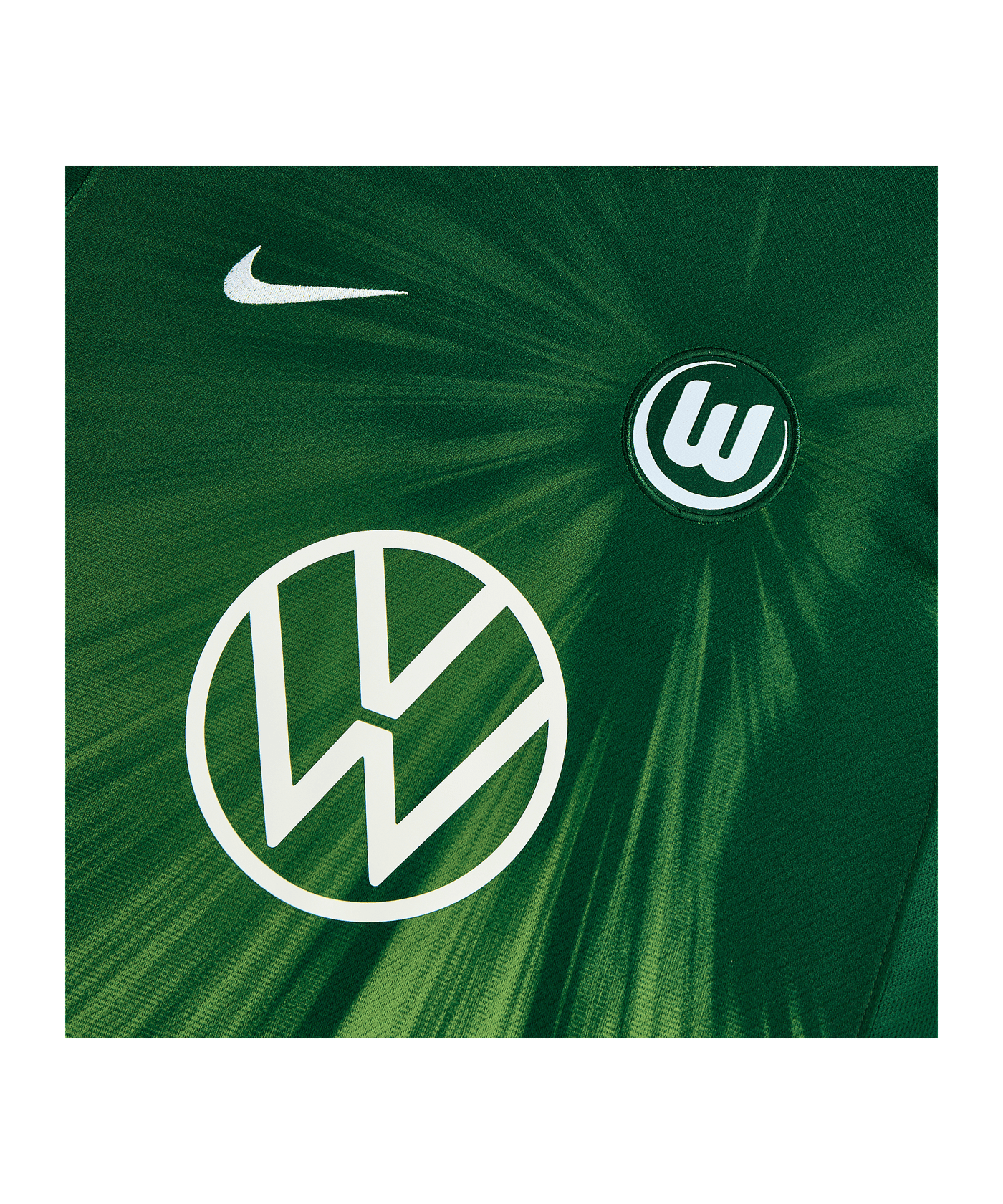 Nike VfL Wolfsburg Trikot Home 2025/2026 Kids Grün F341 - gruen