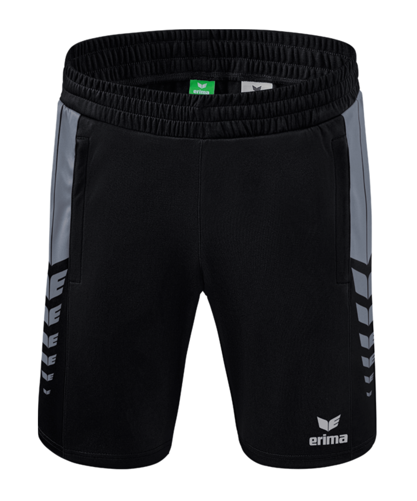 Erima SIX WINGS Short Schwarz Grau - schwarz
