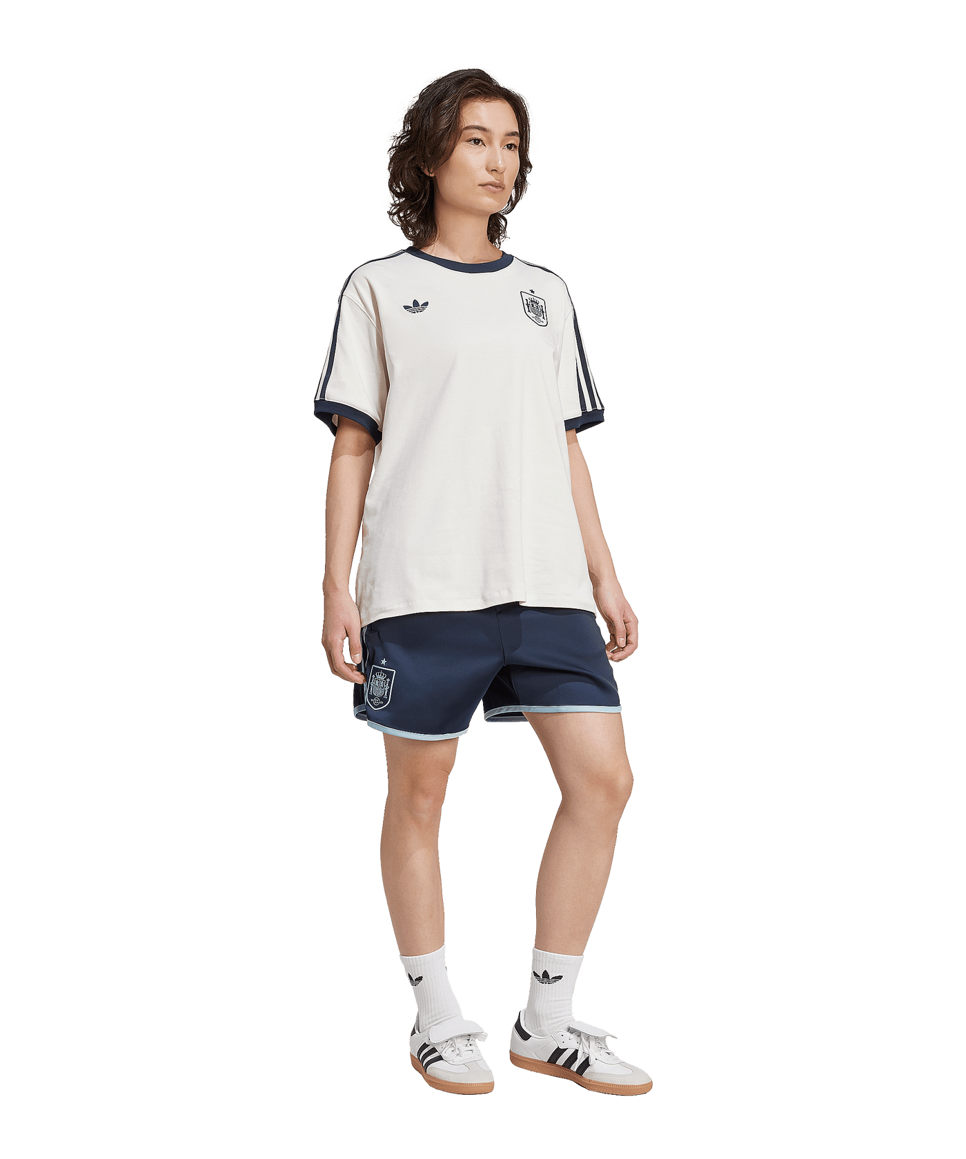adidas Spanien Short Damen Blau - blau