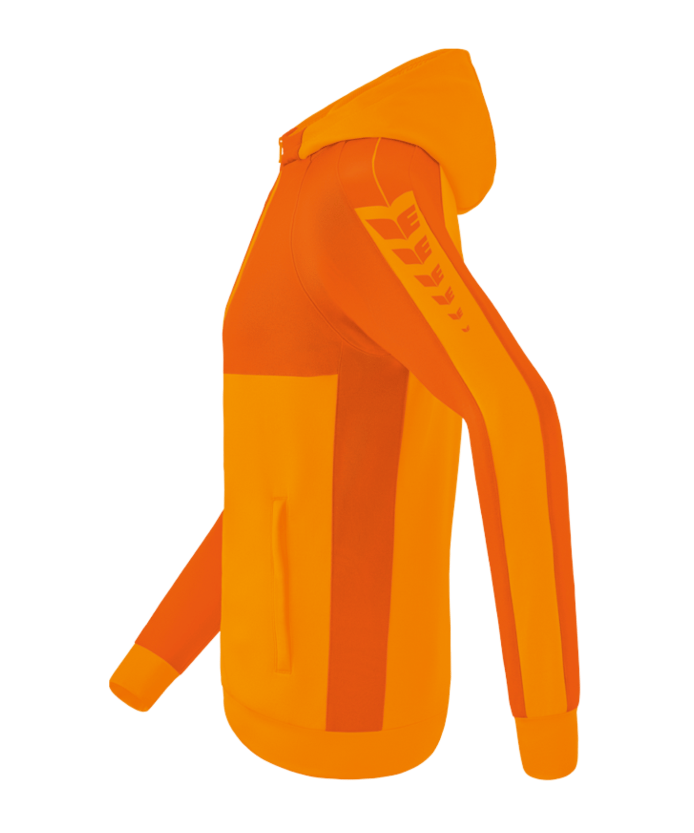 Erima Six Wings Kapuzenjacke Kids Orange | - orange