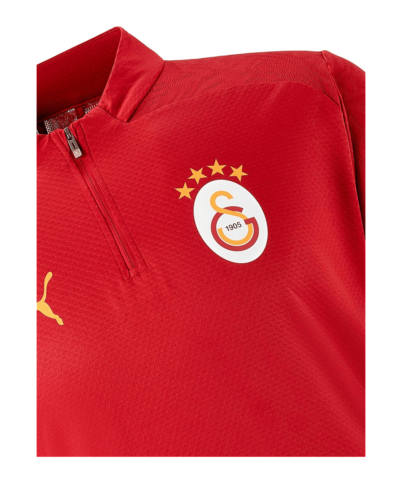 PUMA Galatasaray Istanbul 1/4 Zip Sweatshirt Rot F01 - rot