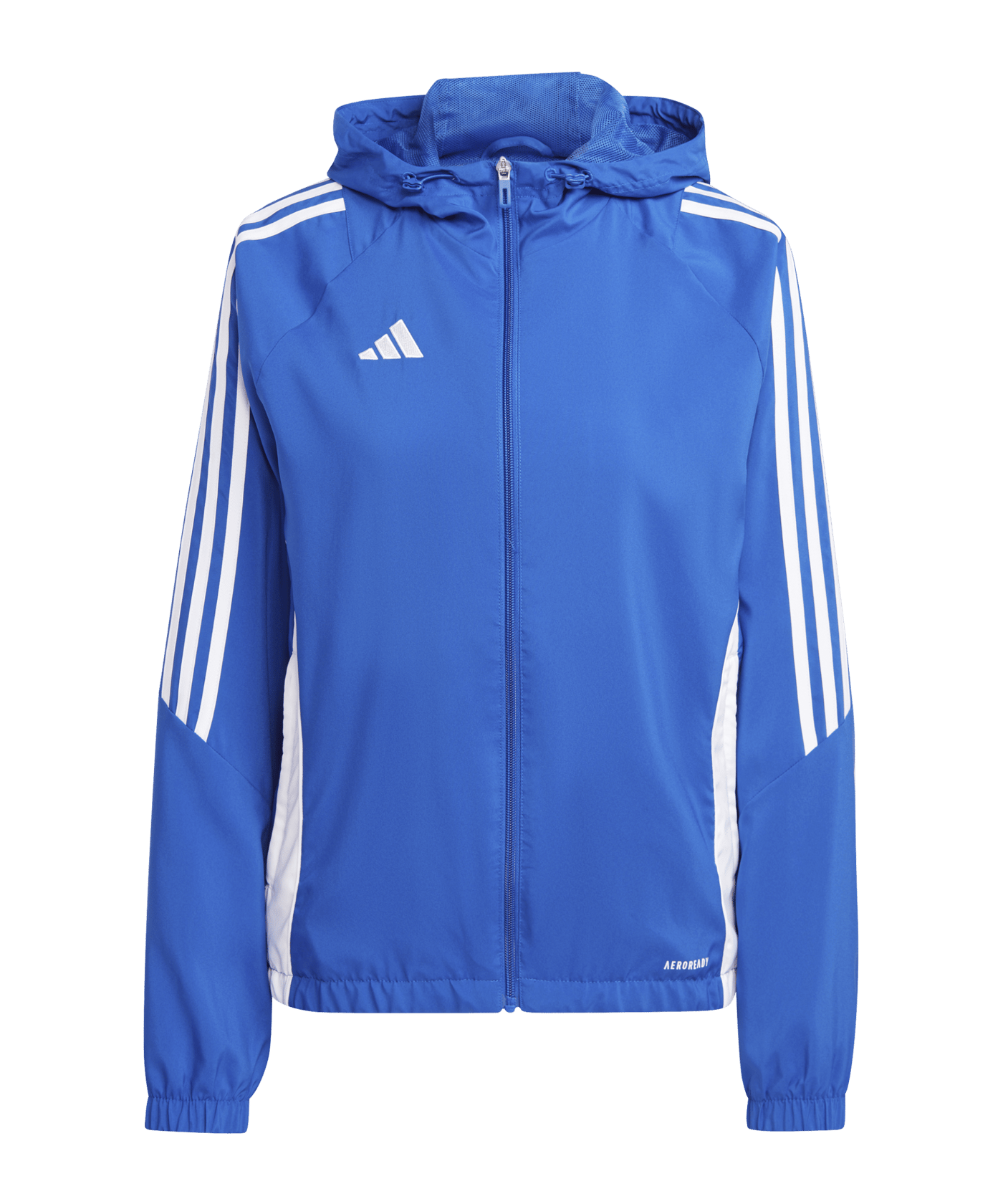 adidas Tiro 24 Windbreaker Damen Blau Weiss - blau