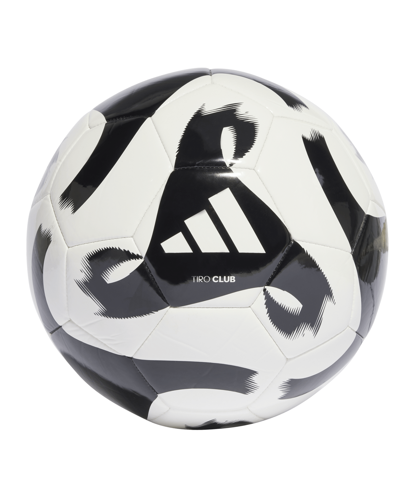 adidas Tiro Club Trainingsball Weiss Schwarz | - weiss