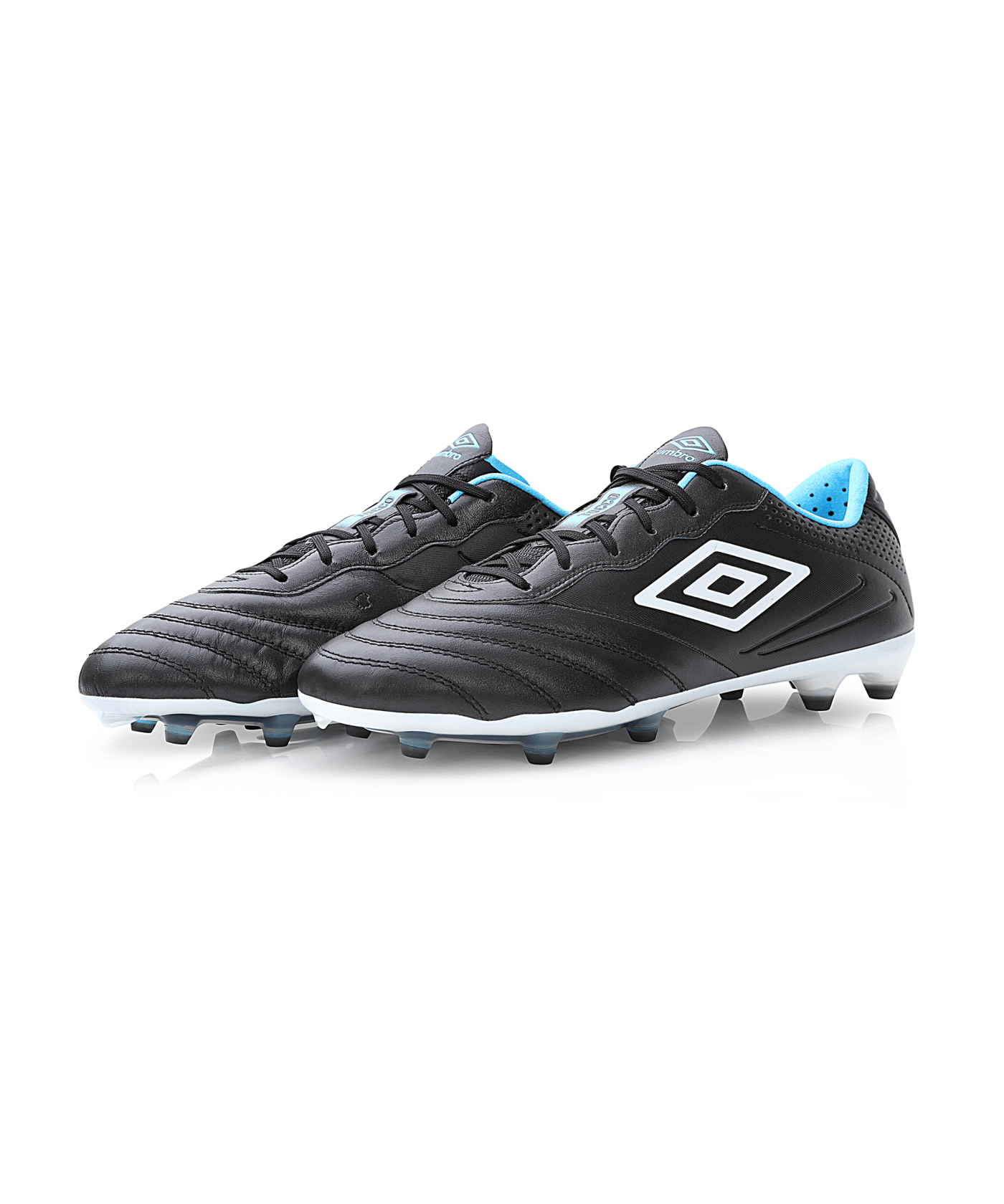 Umbro Tocco III Pro FG Schwarz Weiss Blau FLMN - schwarz
