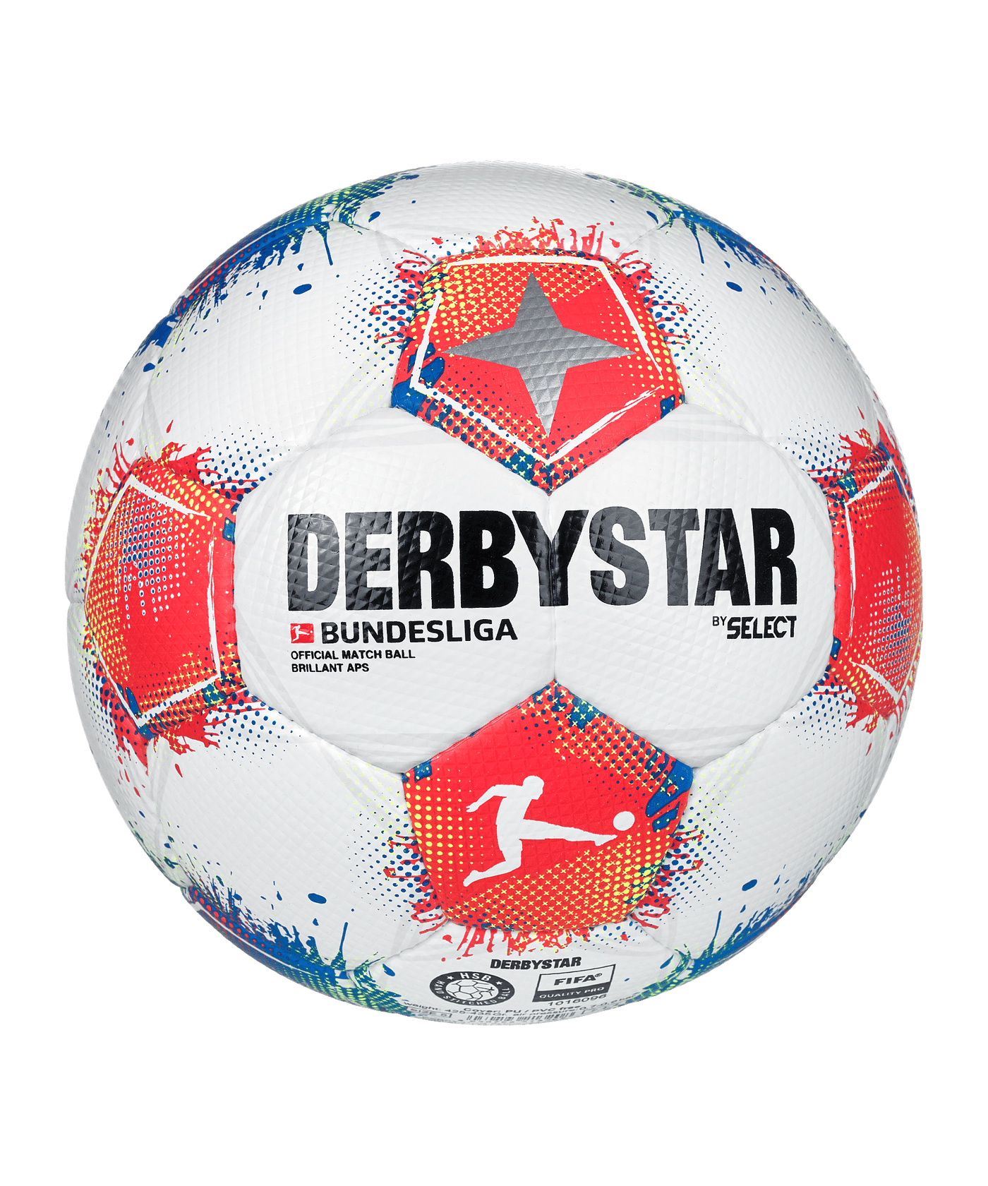Derbystar Bundesliga Brillant APS v25 Spielball Weiß - weiss
