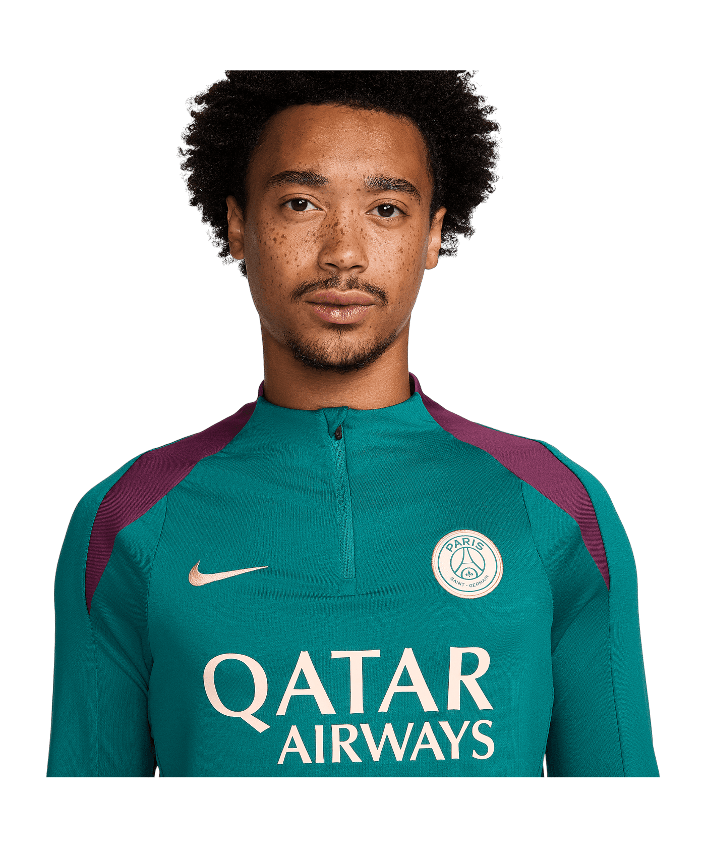 Nike Paris St. Germain Drill Top Grün F382 - gruen