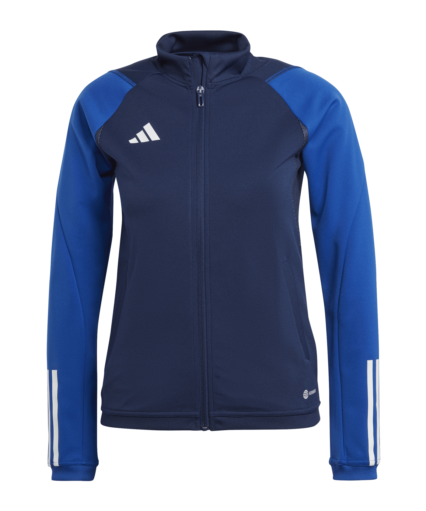 adidas Tiro 23 COM Trainingsjacke Kids Blau - dunkelblau