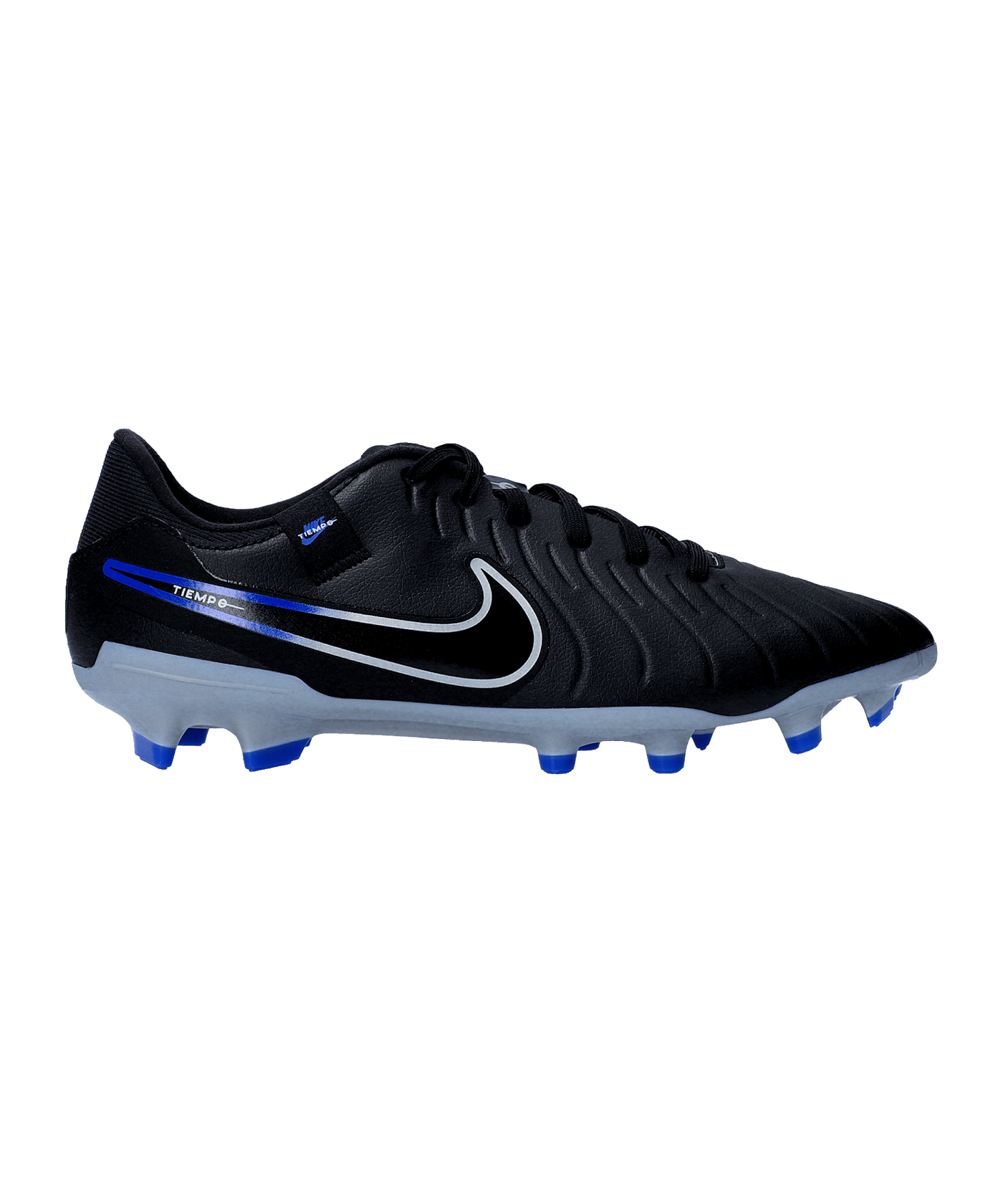 Nike Tiempo Legend X Academy FG/MG Shadow Schwarz Silber Blau F040 - schwarz