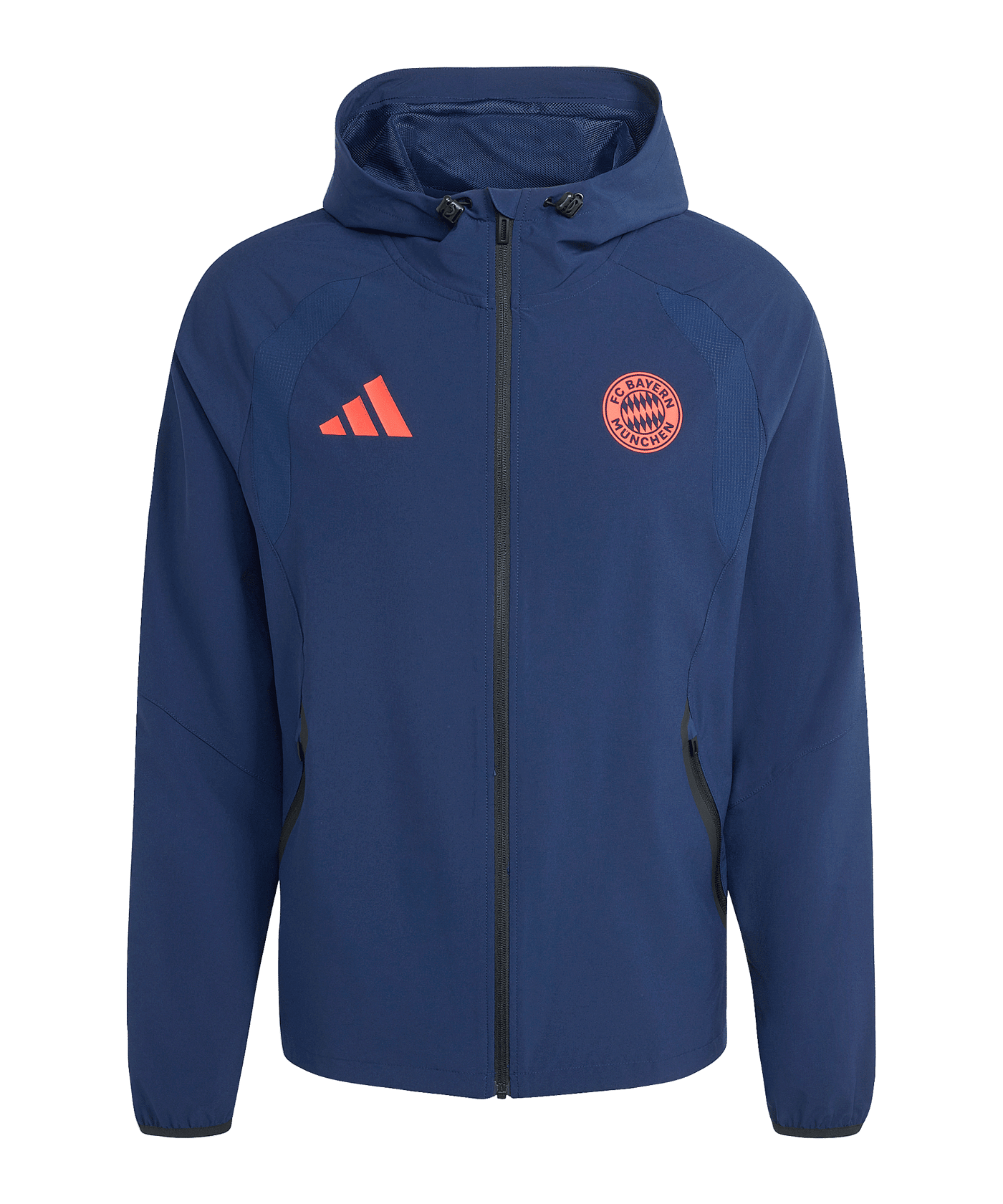 adidas FC Bayern München Tiro Travel Windjacke Blau - blau