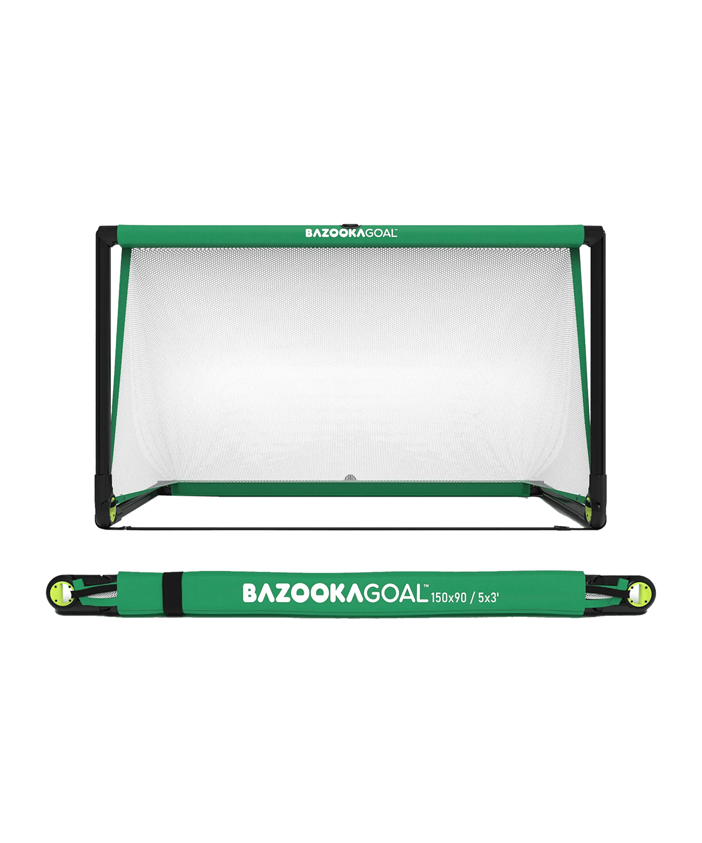 BAZOOKAGOAL CLASSIC PVC | 150x90cm | Grün Weiss | - gruen