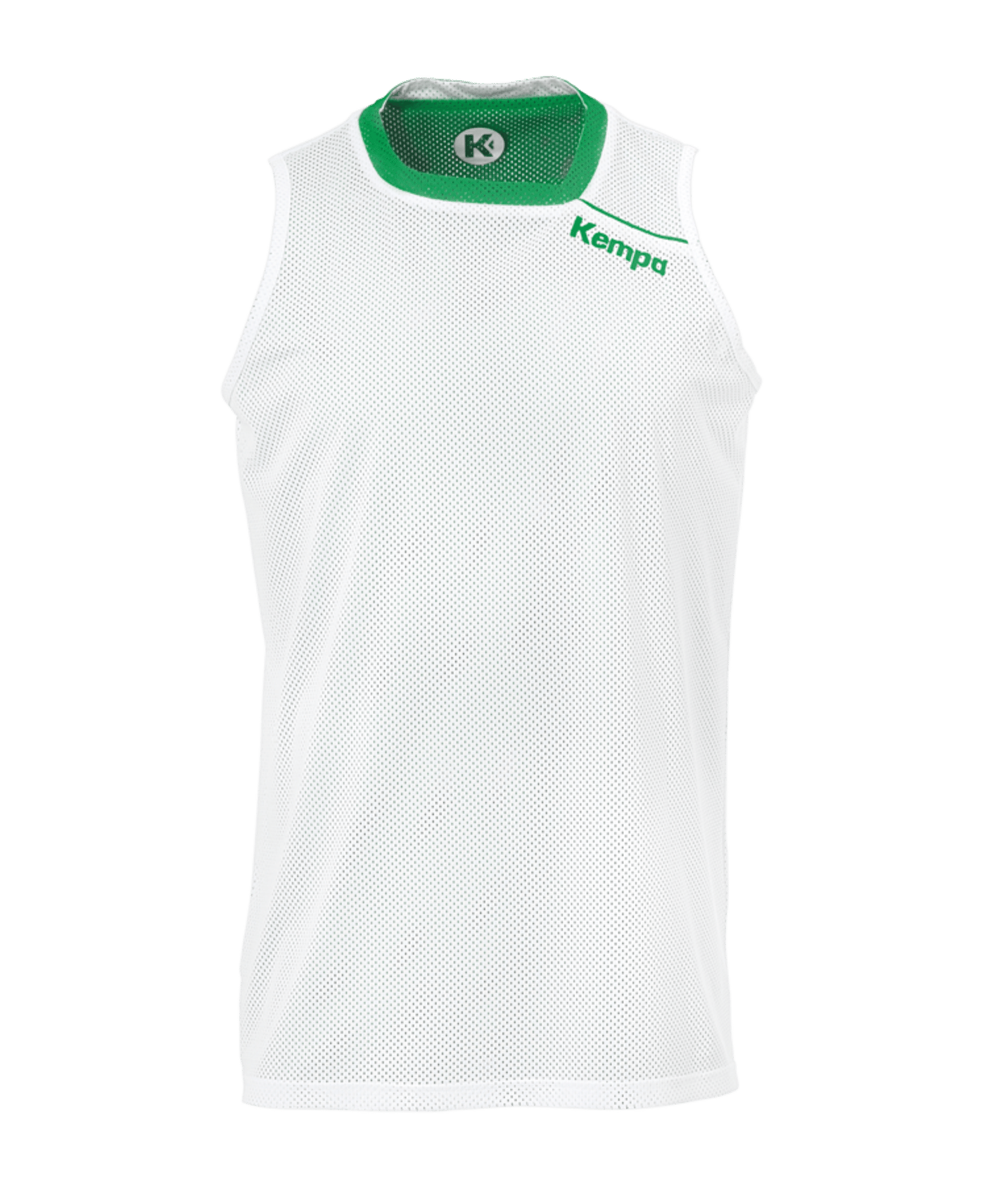 Kempa Reversible Tank Top Kids Grün Weiss F07 - gruen