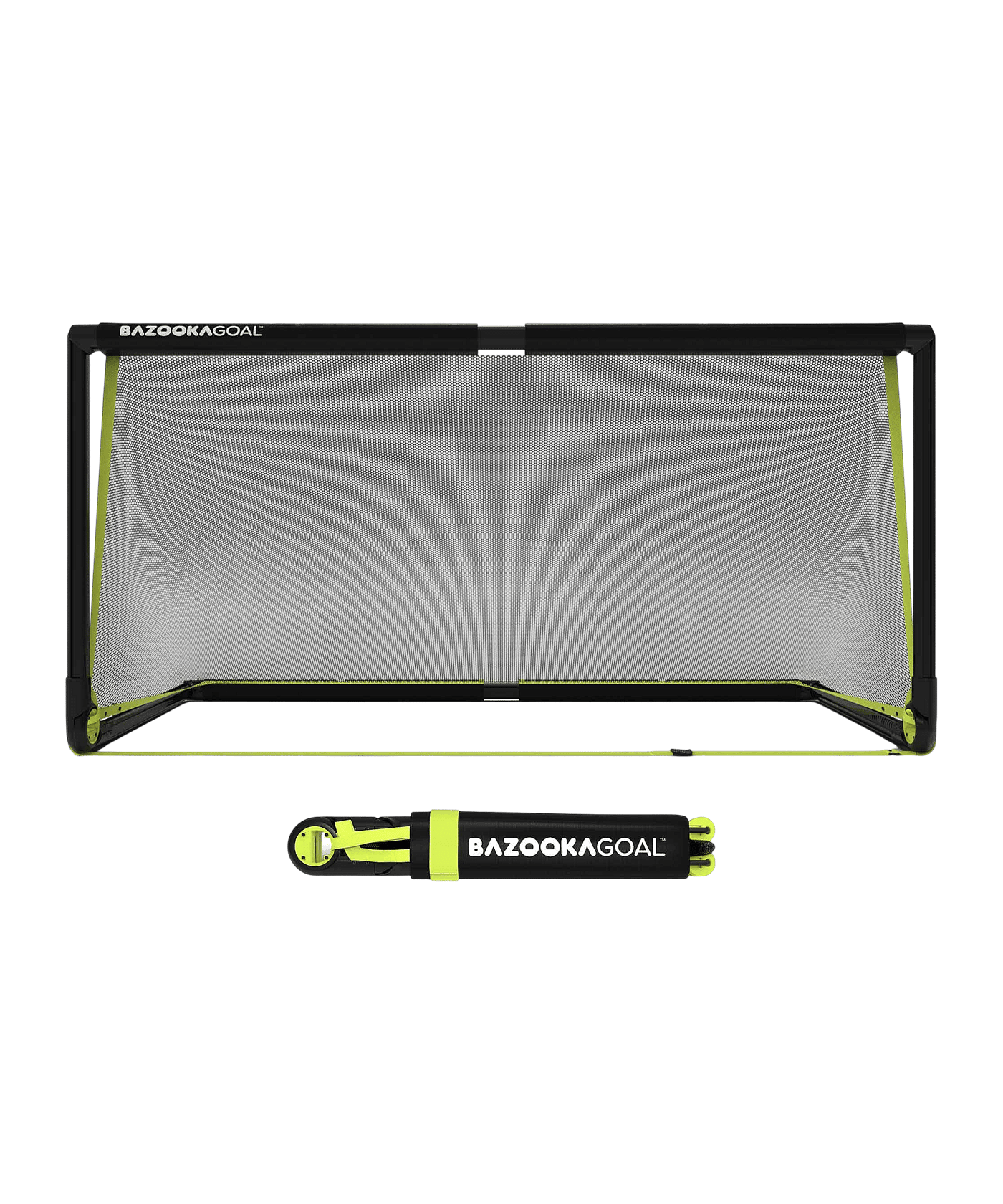 BAZOOKAGOAL PVC Teleskoptor | 180x90cm | Tor |  Schwarz - schwarz