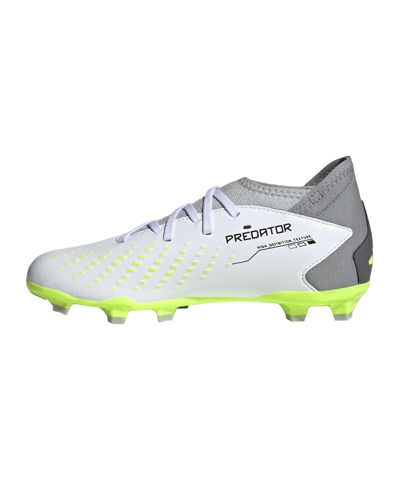 adidas Predator Accuracy.3 FG Crazyrush Kids Weiss Schwarz Gelb - weiss